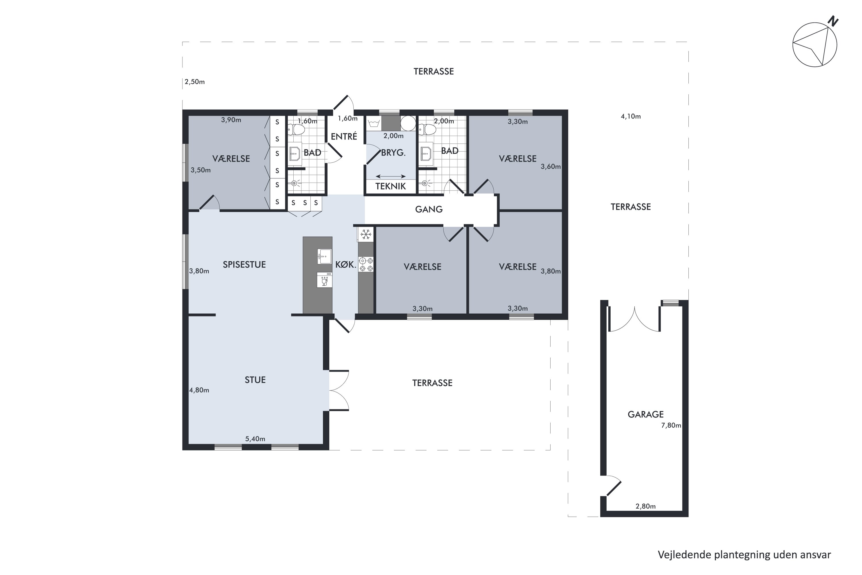 Plantegninger billede af Hinbjerg 13, 2690 Karlslunde