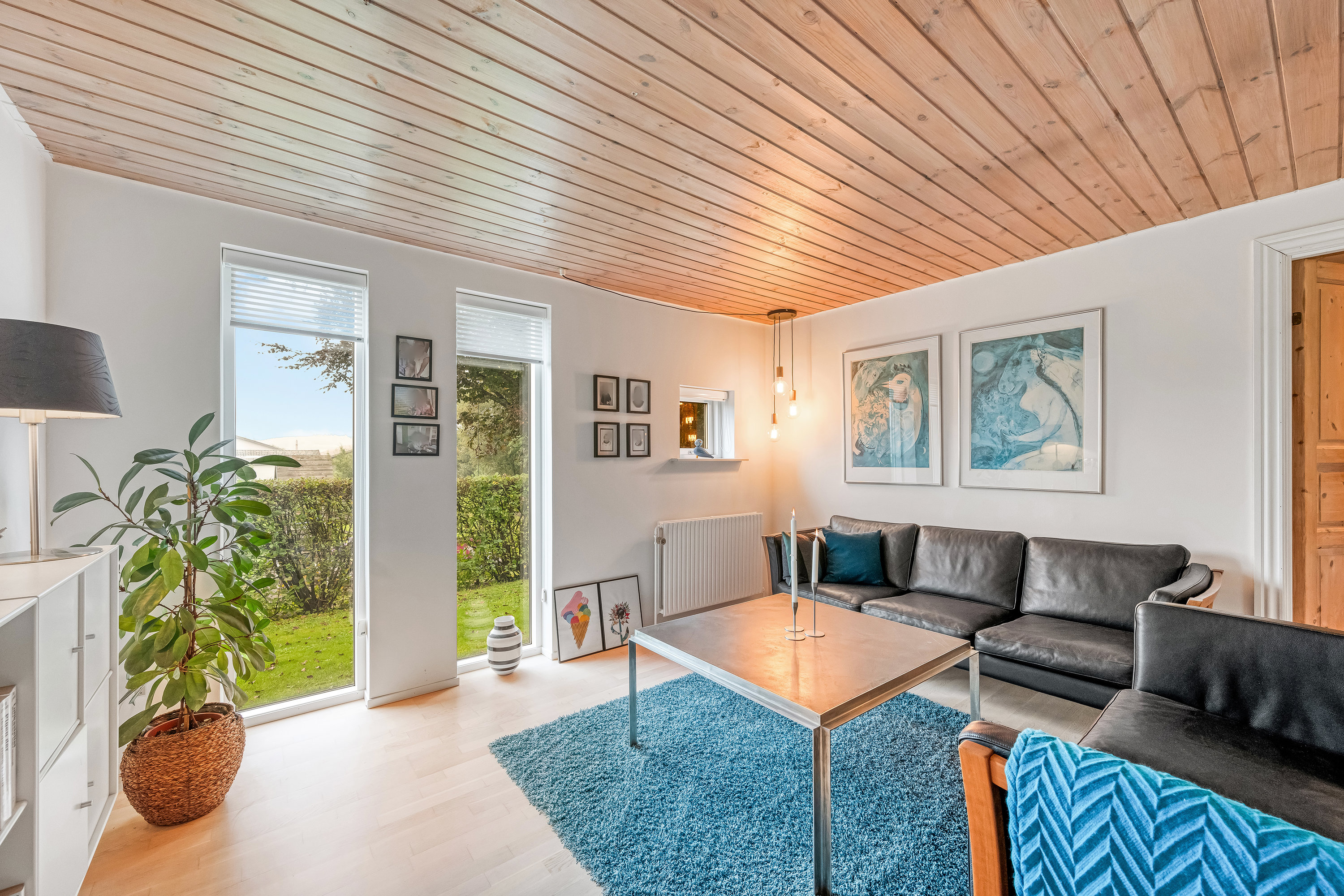 Fremhævet stue billede i fuldskærmstilstand. Billede af Ørnhøjvej 12, Grønbjerg, 6971 Spjald