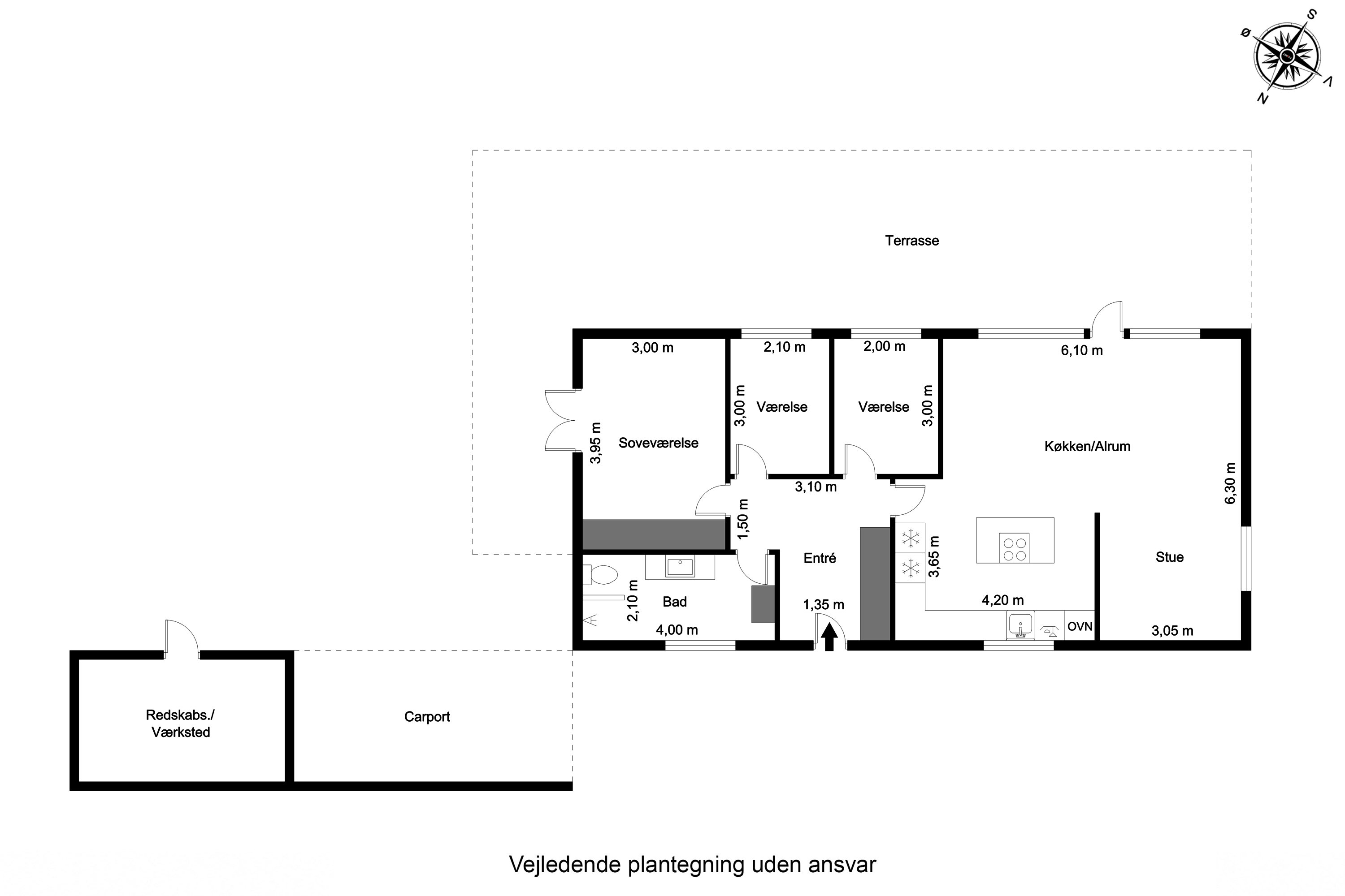 Plantegninger billede af Grønvangsvej 31, 6700 Esbjerg