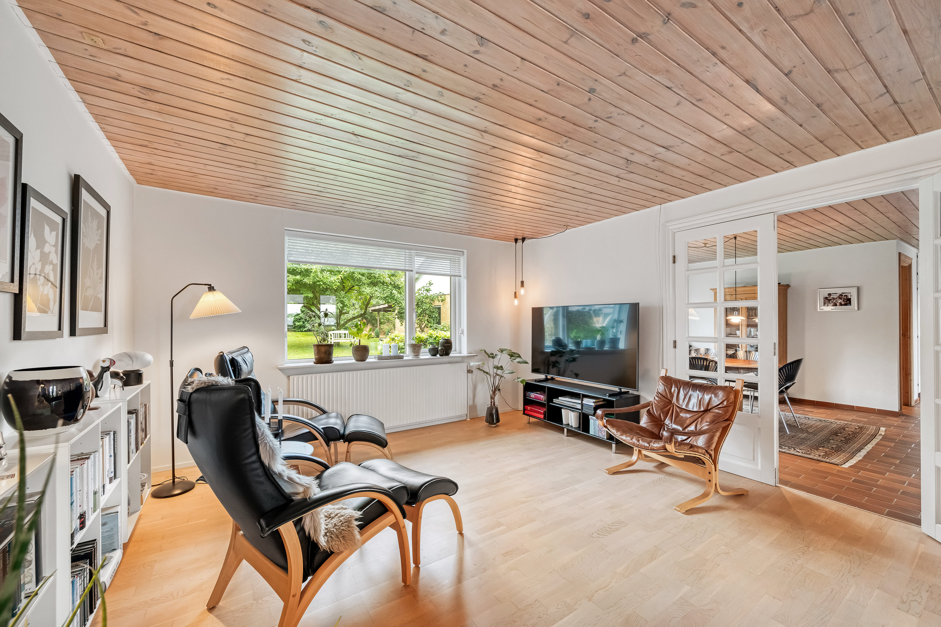 Fremhævet stue billede i fuldskærmstilstand. Billede af Ørnhøjvej 12, Grønbjerg, 6971 Spjald