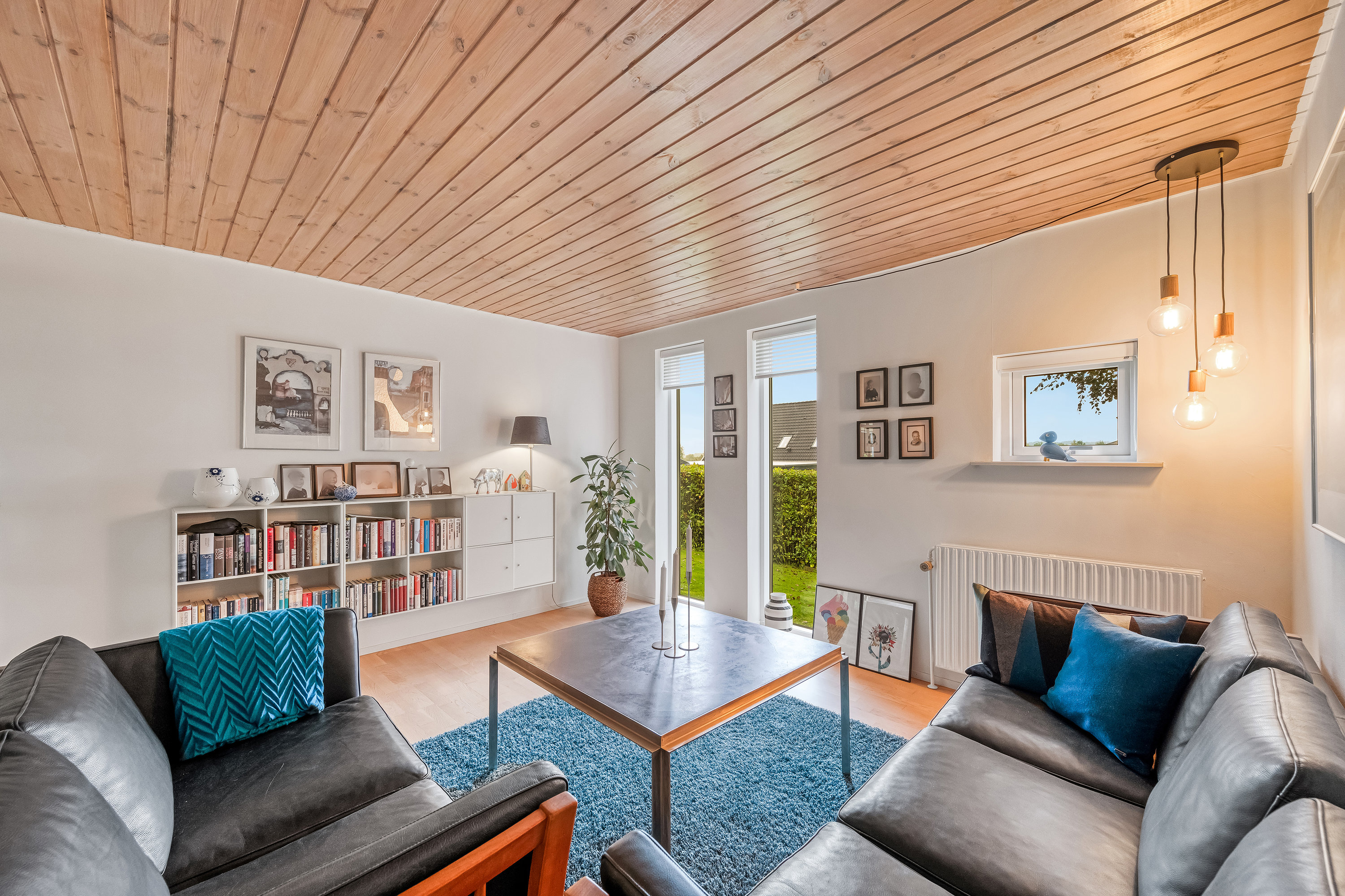 Fremhævet stue billede i fuldskærmstilstand. Billede af Ørnhøjvej 12, Grønbjerg, 6971 Spjald