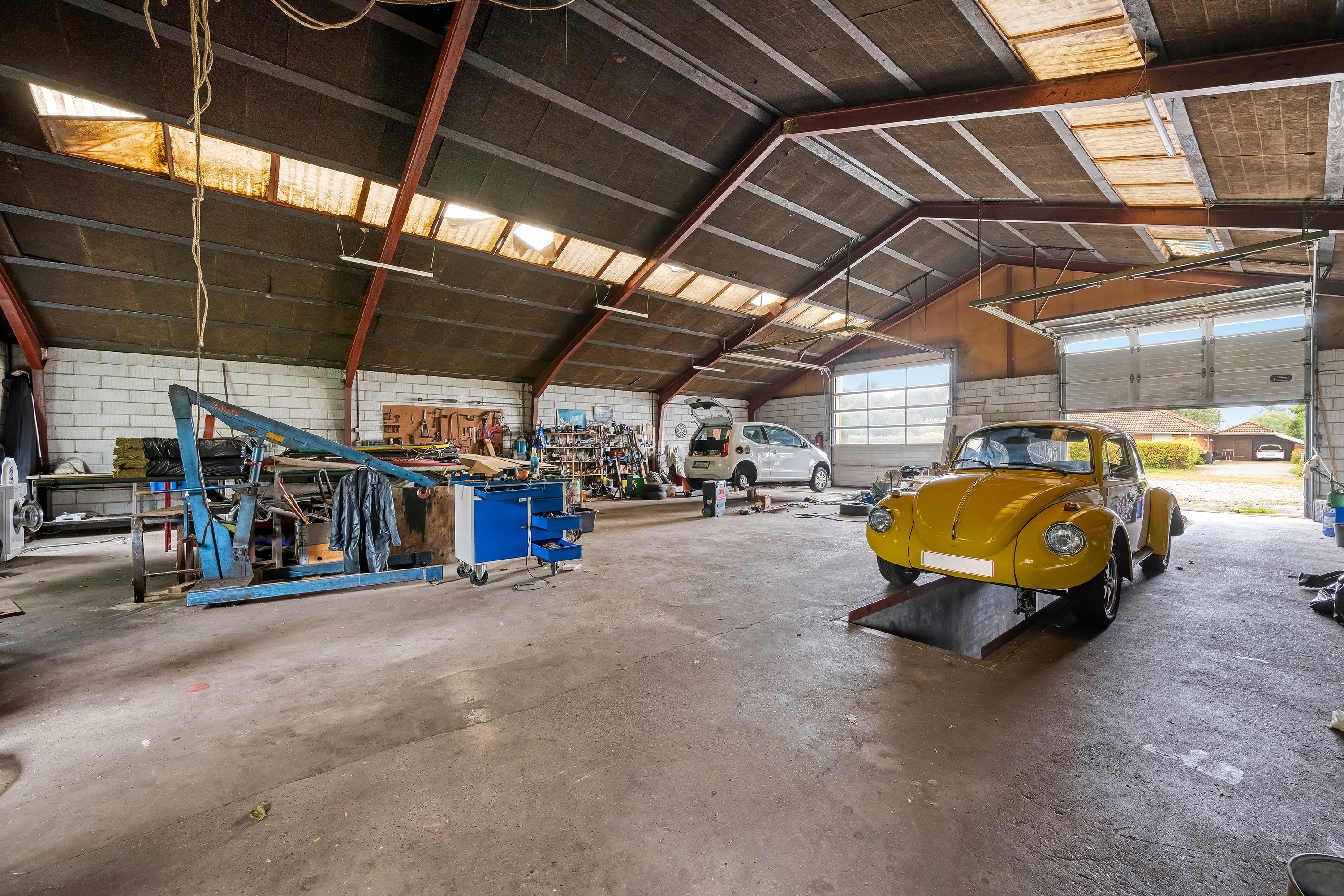 Fremhævet værksted billede i fuldskærmstilstand. Billede af Ørnhøjvej 12, Grønbjerg, 6971 Spjald