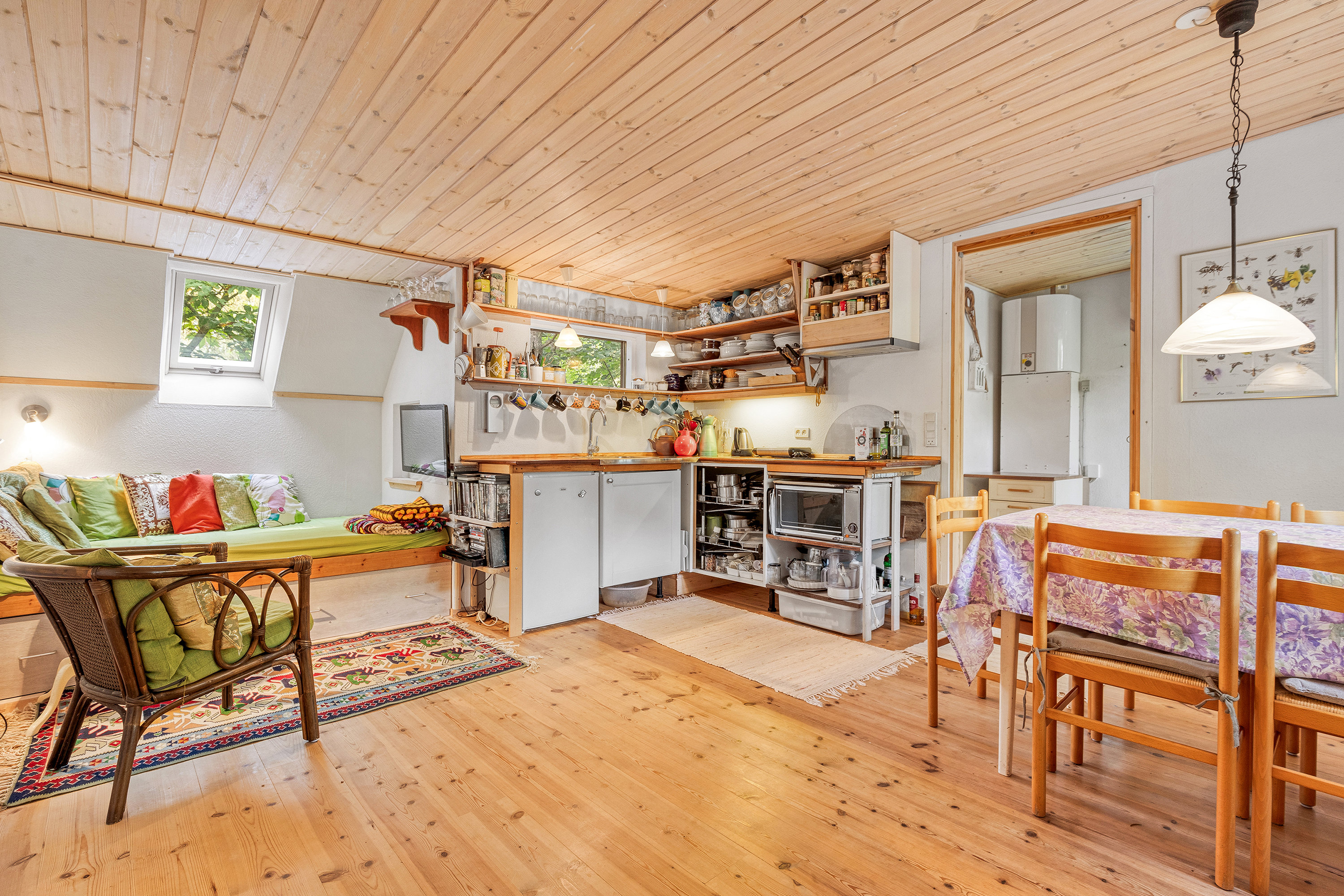 Fremhævet stue billede i fuldskærmstilstand. Billede af Gammel Kulhusvej 76, Skoven, 3630 Jægerspris