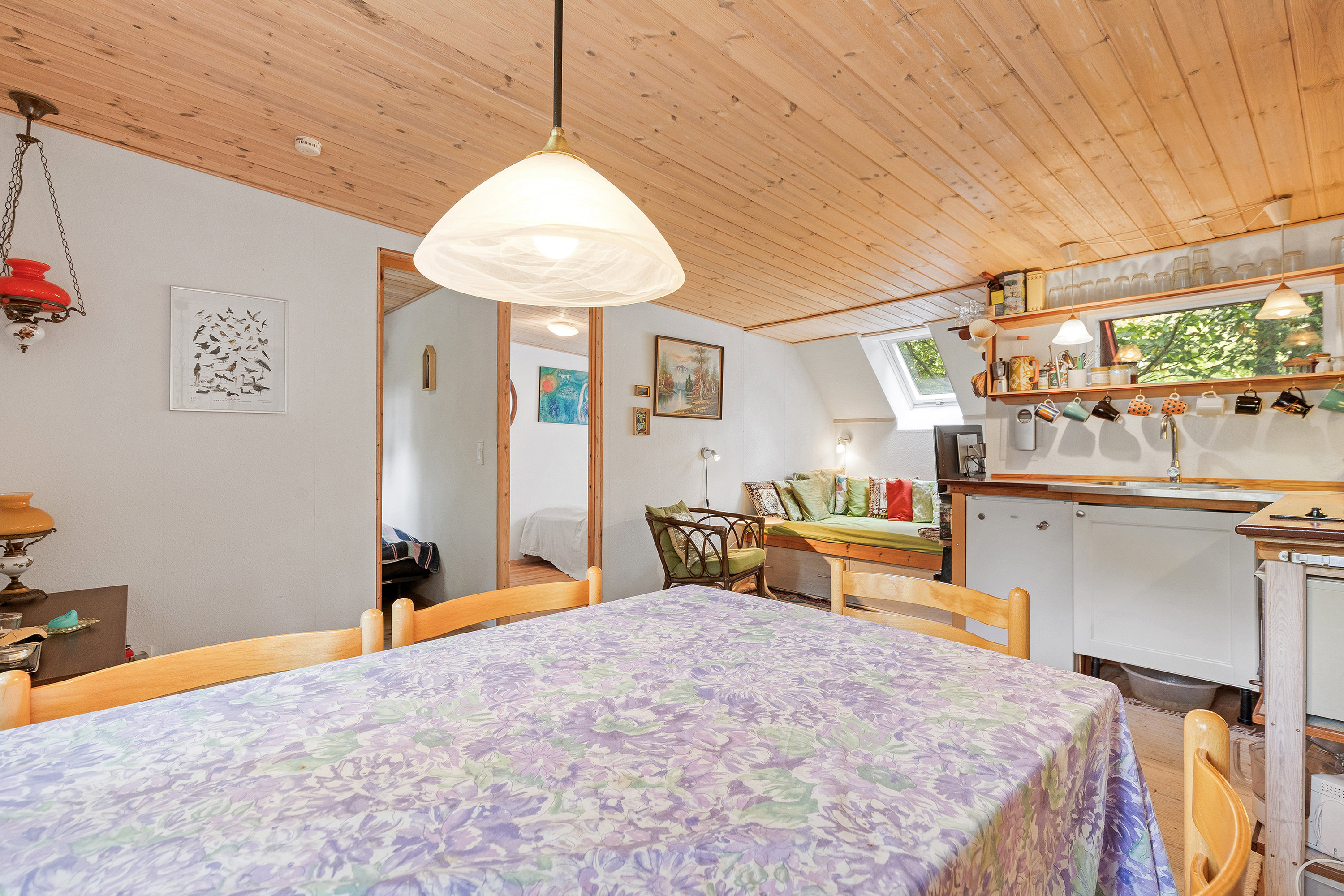 Fremhævet stue billede i fuldskærmstilstand. Billede af Gammel Kulhusvej 76, Skoven, 3630 Jægerspris