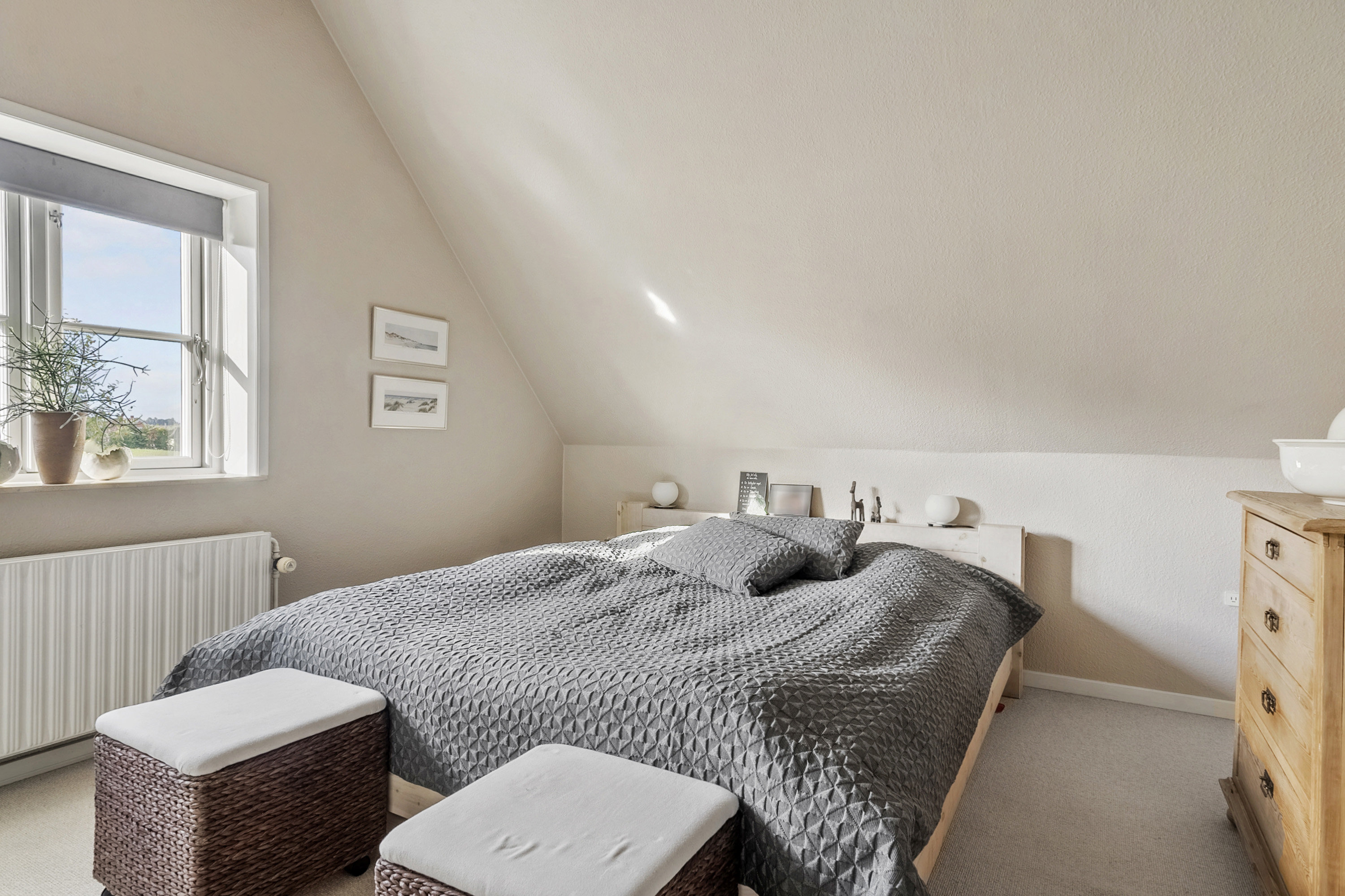 Fremhævet soveværelse billede i fuldskærmstilstand. Billede af Oensvej 69, 8700 Horsens