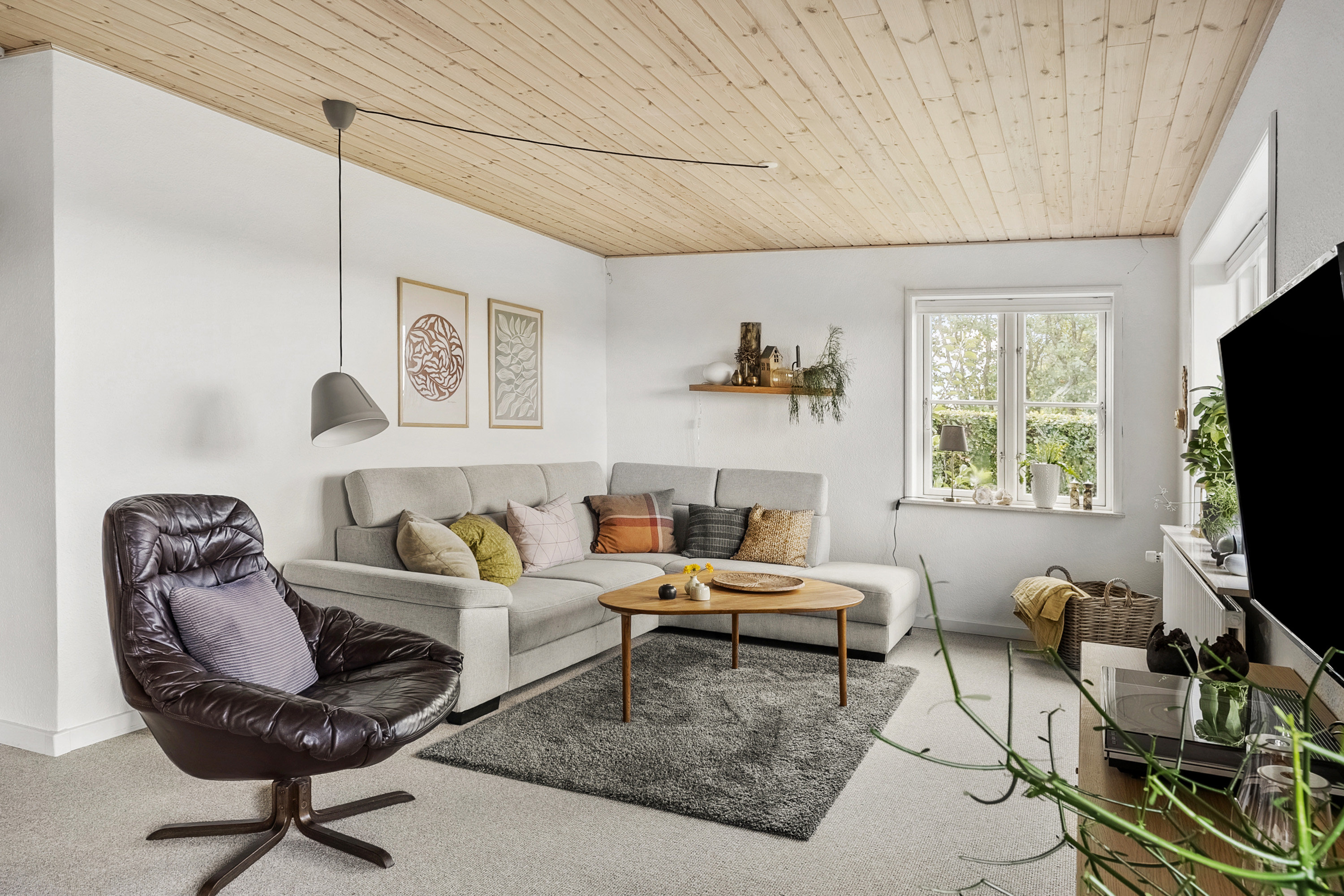 Fremhævet stue billede i fuldskærmstilstand. Billede af Oensvej 69, 8700 Horsens