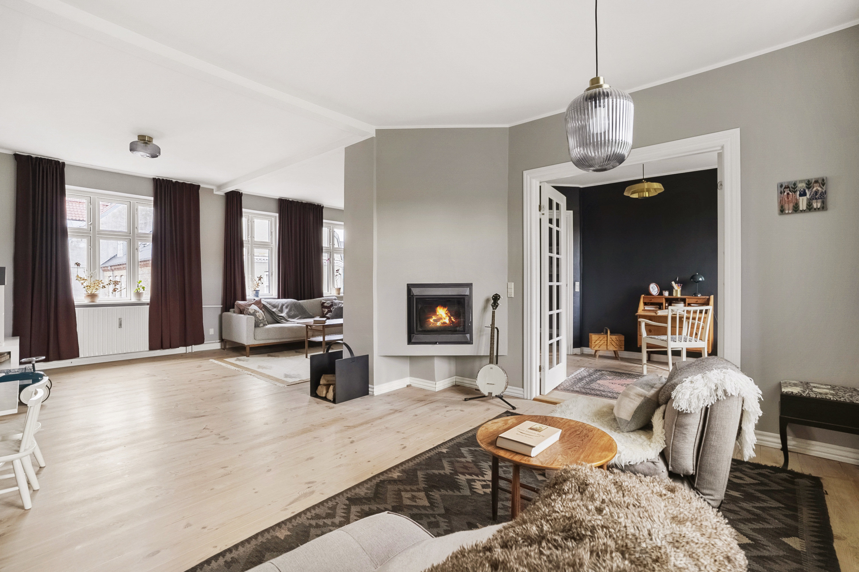 Fremhævet stue billede i fuldskærmstilstand. Billede af Emil Bojsens Gade 92, 8700 Horsens