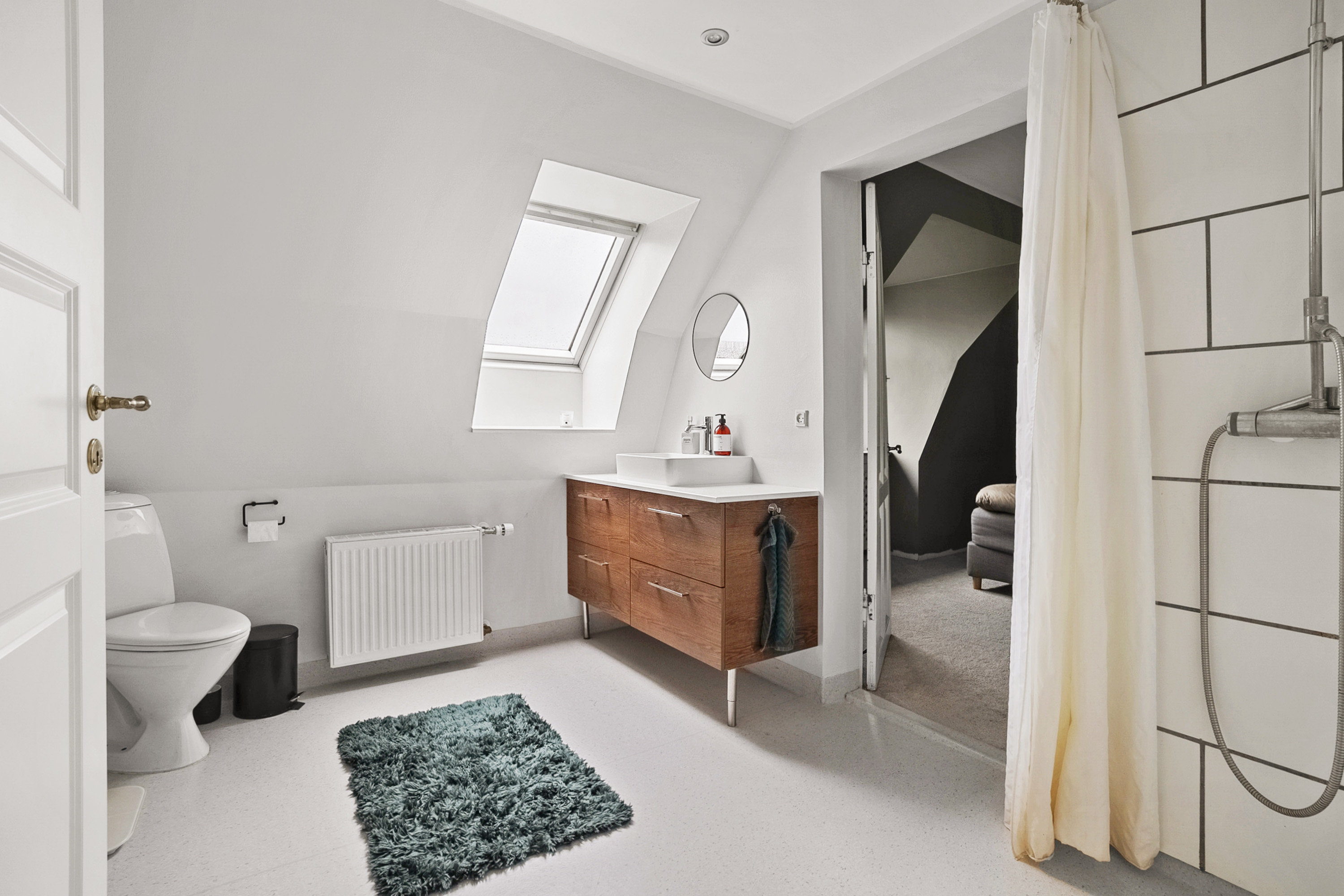 Fremhævet badeværelse billede i fuldskærmstilstand. Billede af Emil Bojsens Gade 92, 8700 Horsens