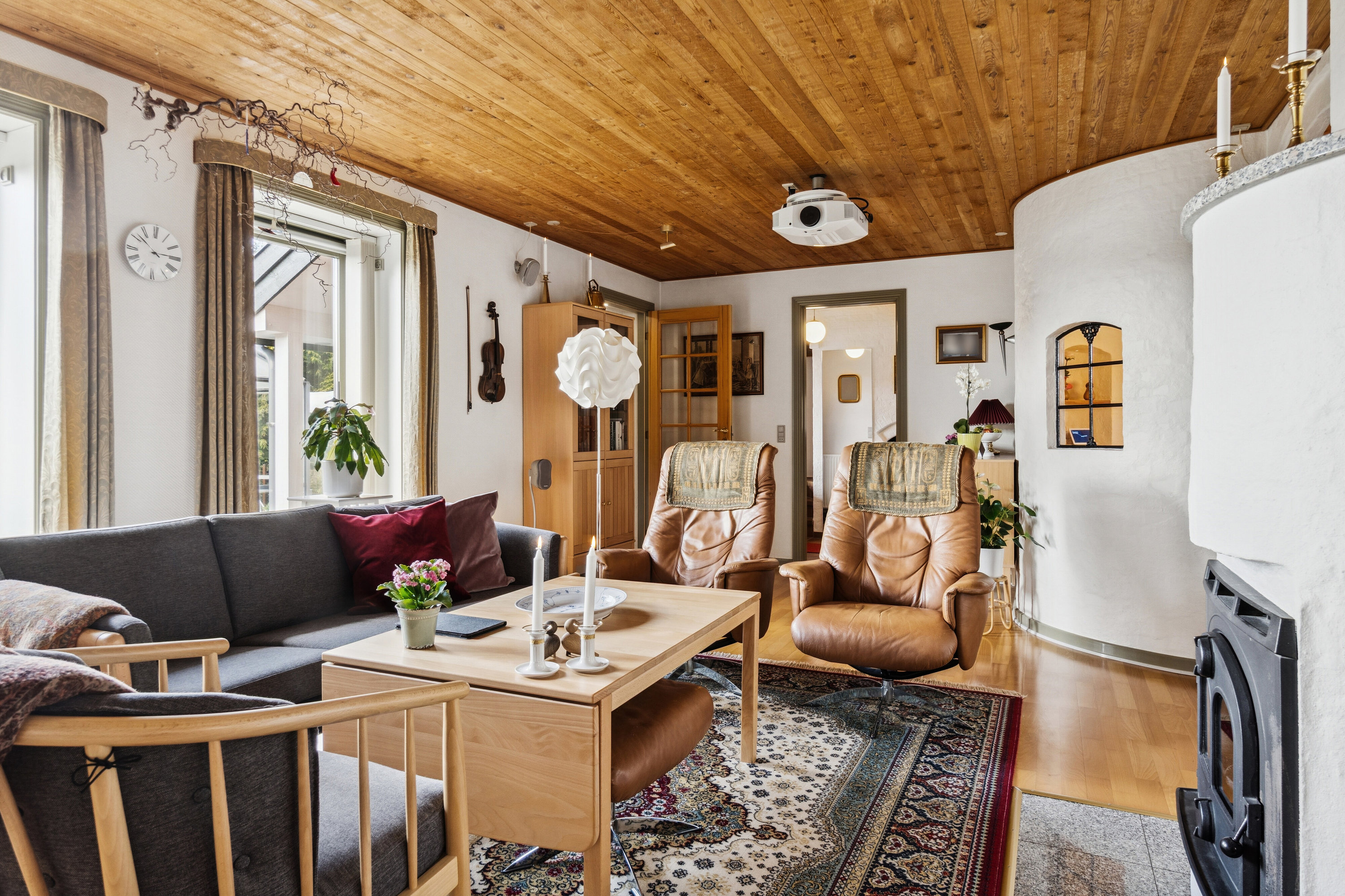 Fremhævet stue billede i fuldskærmstilstand. Billede af Teglværksvej 17, 4340 Tølløse