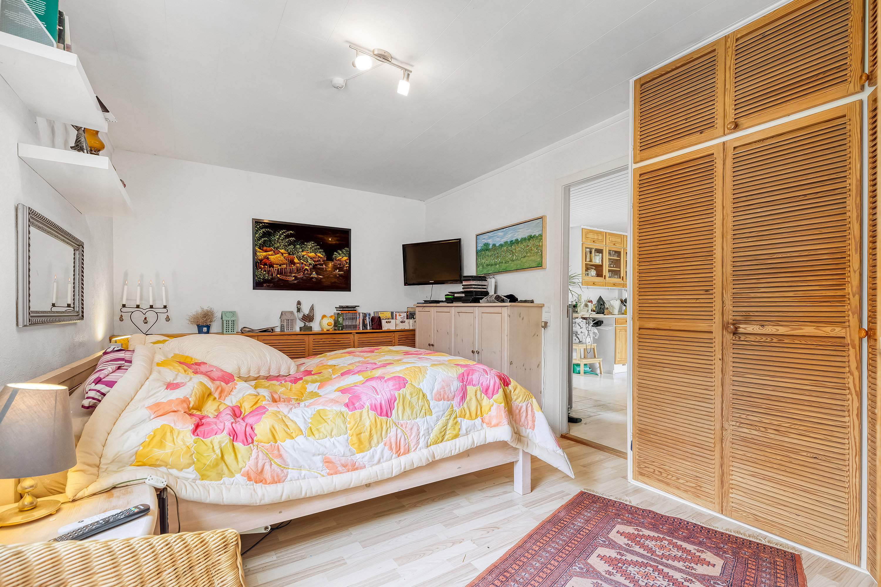 Fremhævet soveværelse billede i fuldskærmstilstand. Billede af Hanekammen 14, 3210 Vejby