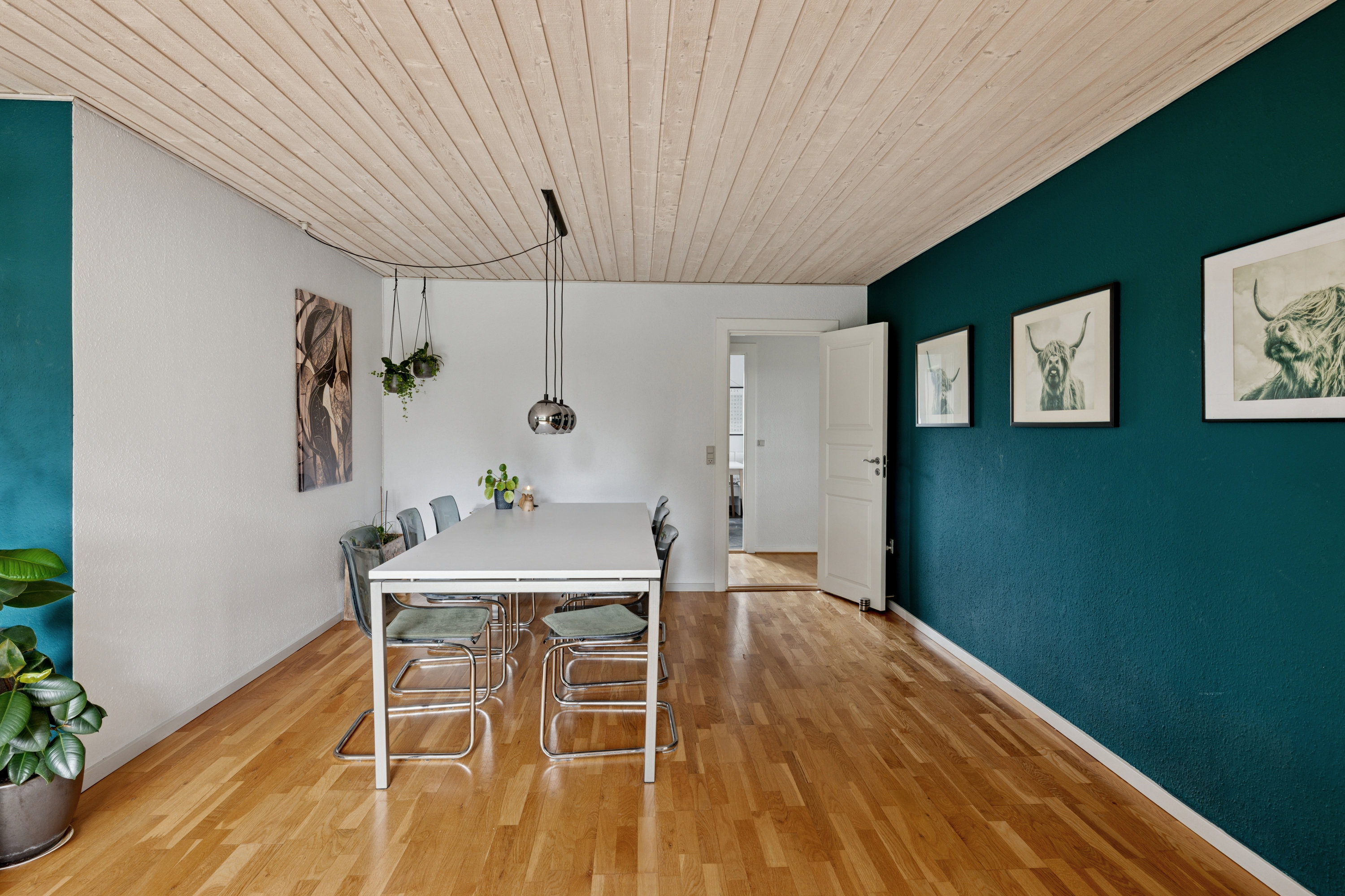 Fremhævet spisestue billede i fuldskærmstilstand. Billede af Nr. Søbyvej 1, Grønkær, 7850 Stoholm Jyll