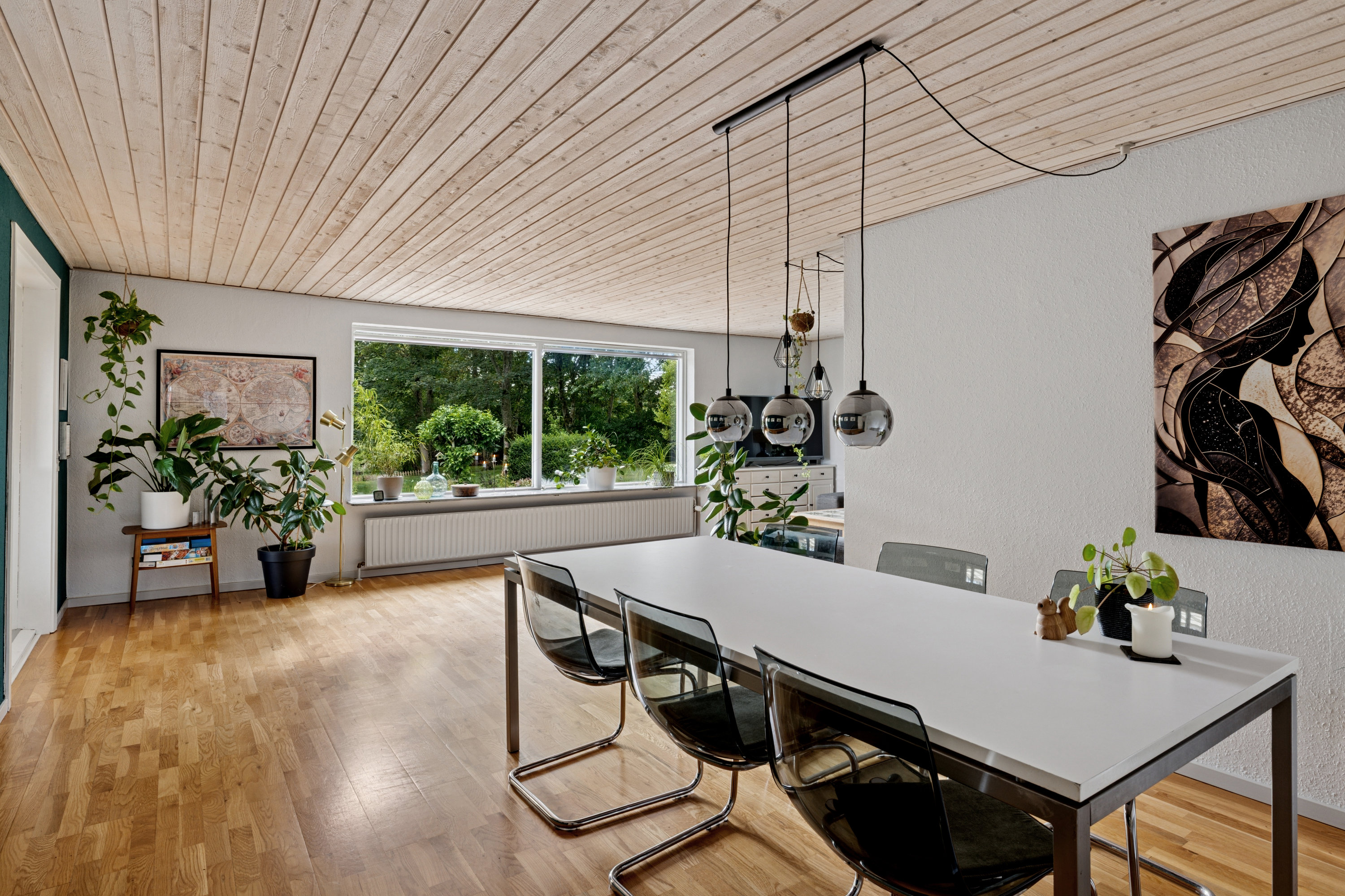 Fremhævet stue billede i fuldskærmstilstand. Billede af Nr. Søbyvej 1, Grønkær, 7850 Stoholm Jyll