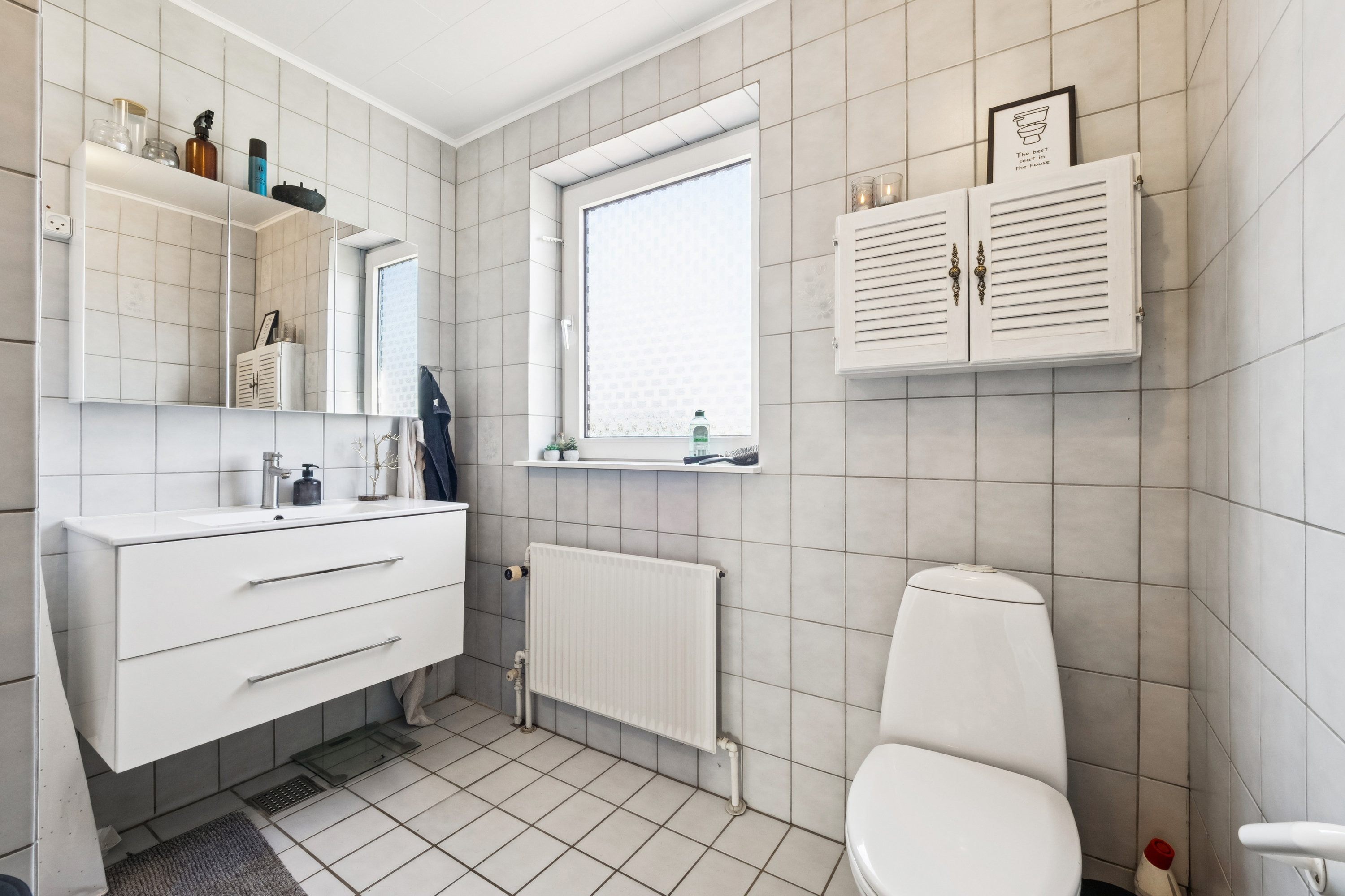 Fremhævet badeværelse billede i fuldskærmstilstand. Billede af Næssundvej 389, Karby, 7960 Karby