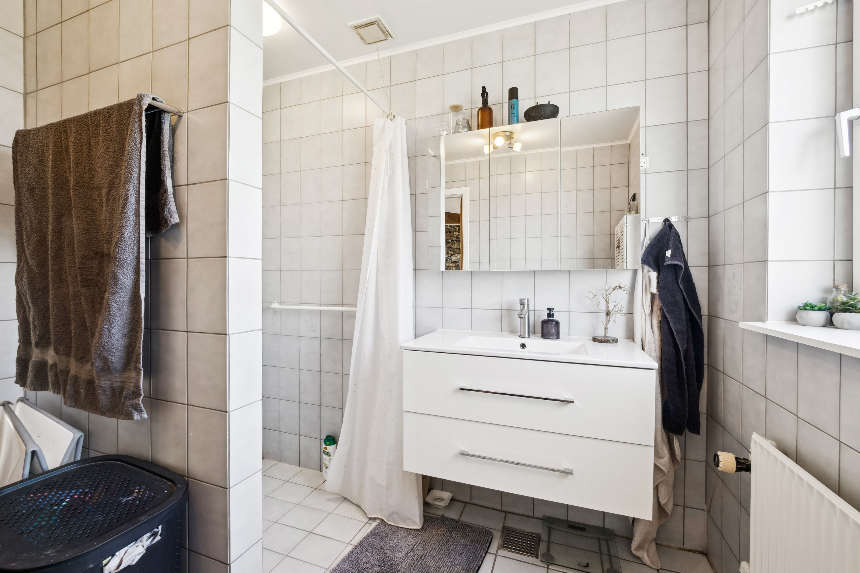 Fremhævet badeværelse billede i fuldskærmstilstand. Billede af Næssundvej 389, Karby, 7960 Karby