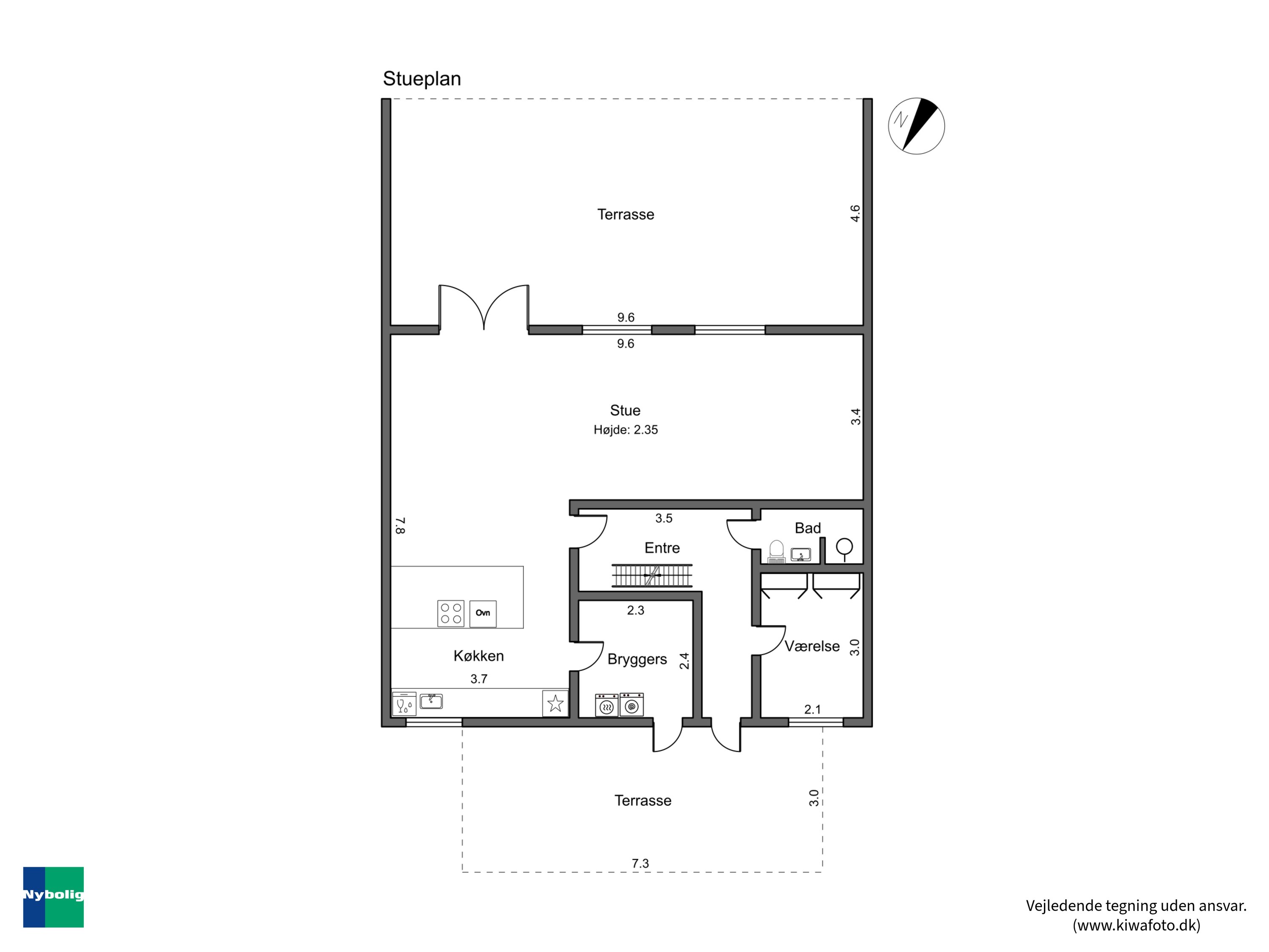 Plantegninger billede af Bispevænget 18, 4930 Maribo