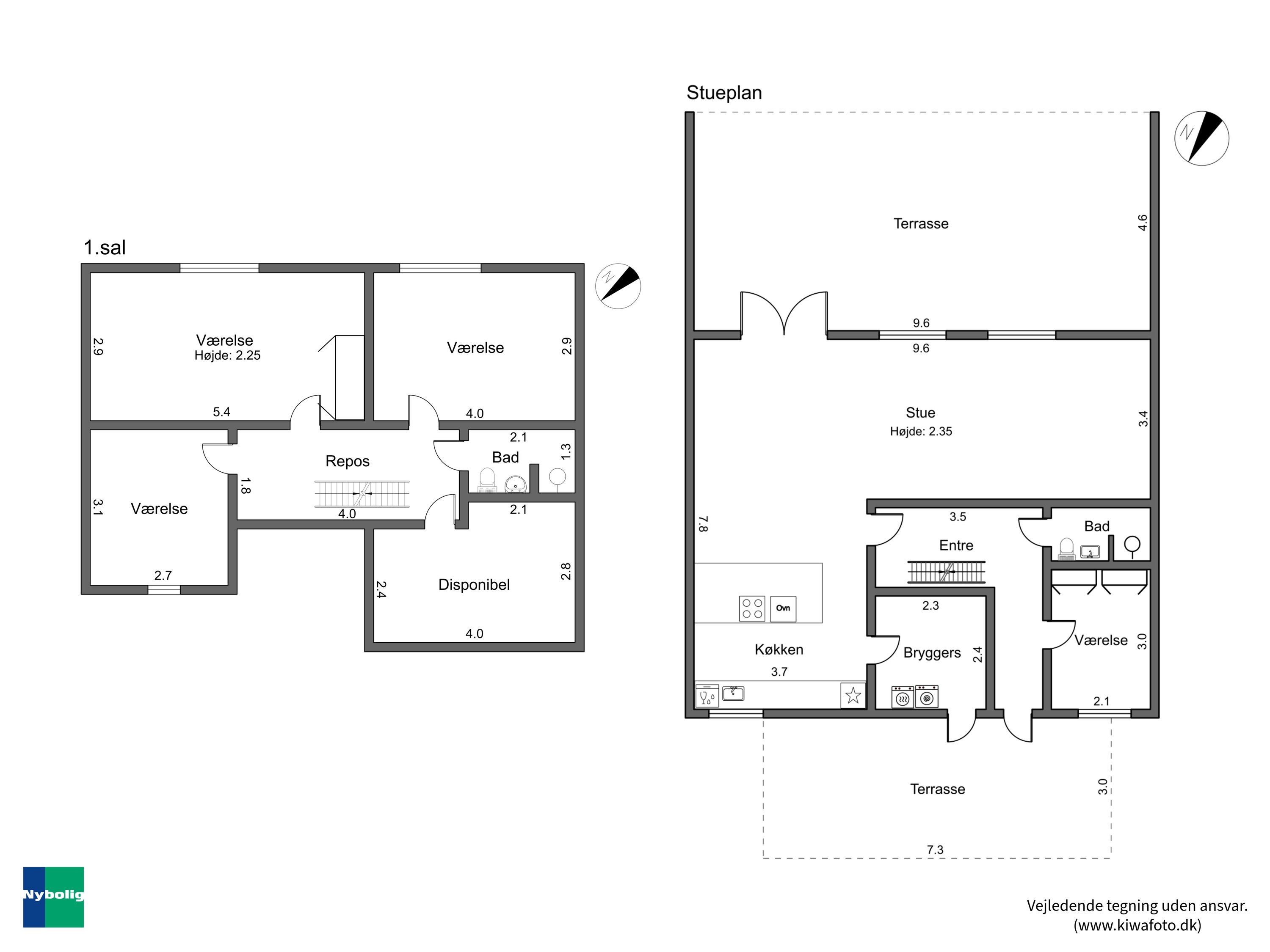 Plantegninger billede af Bispevænget 18, 4930 Maribo