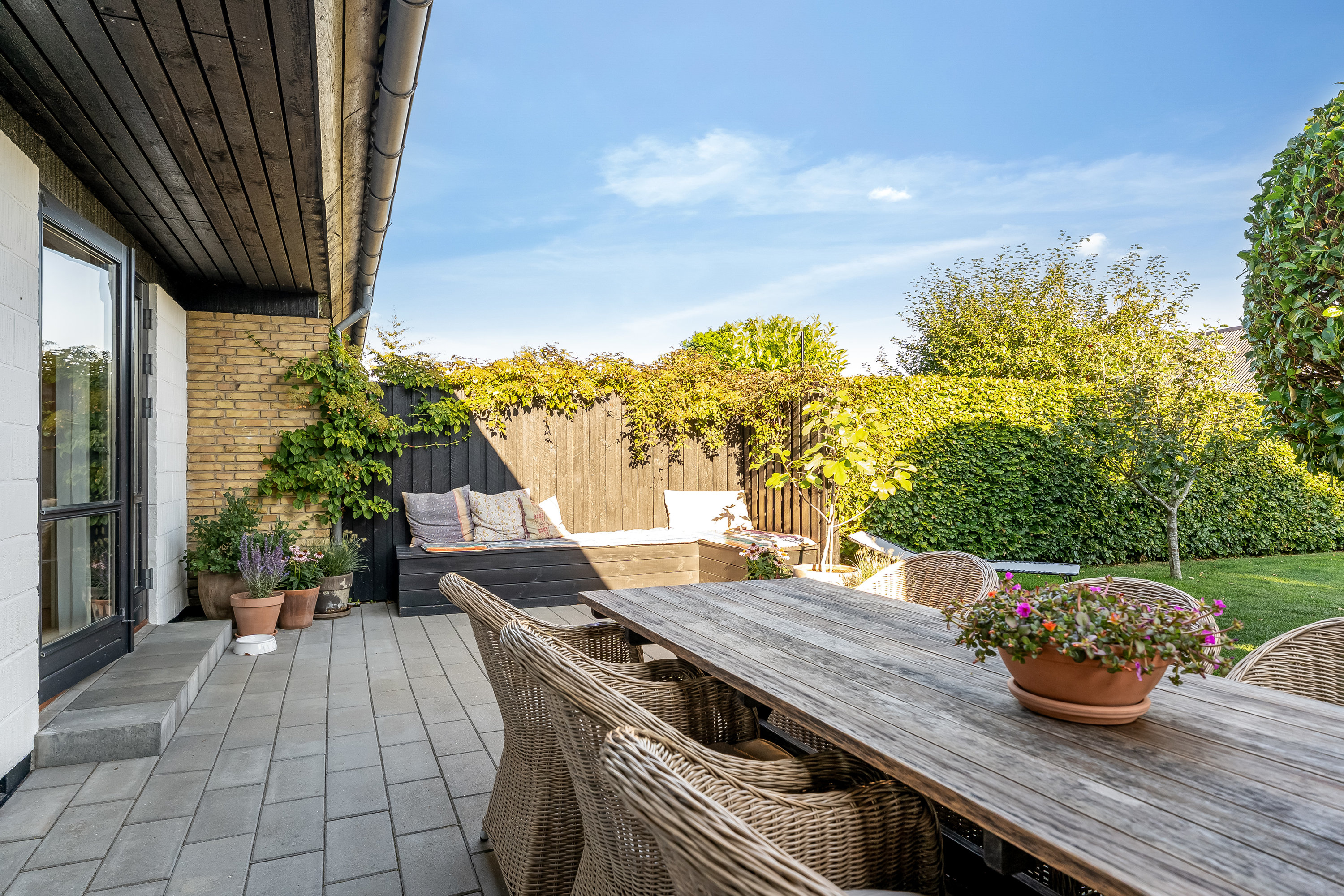 Fremhævet terrasse billede i fuldskærmstilstand. Billede af Bispevænget 18, 4930 Maribo