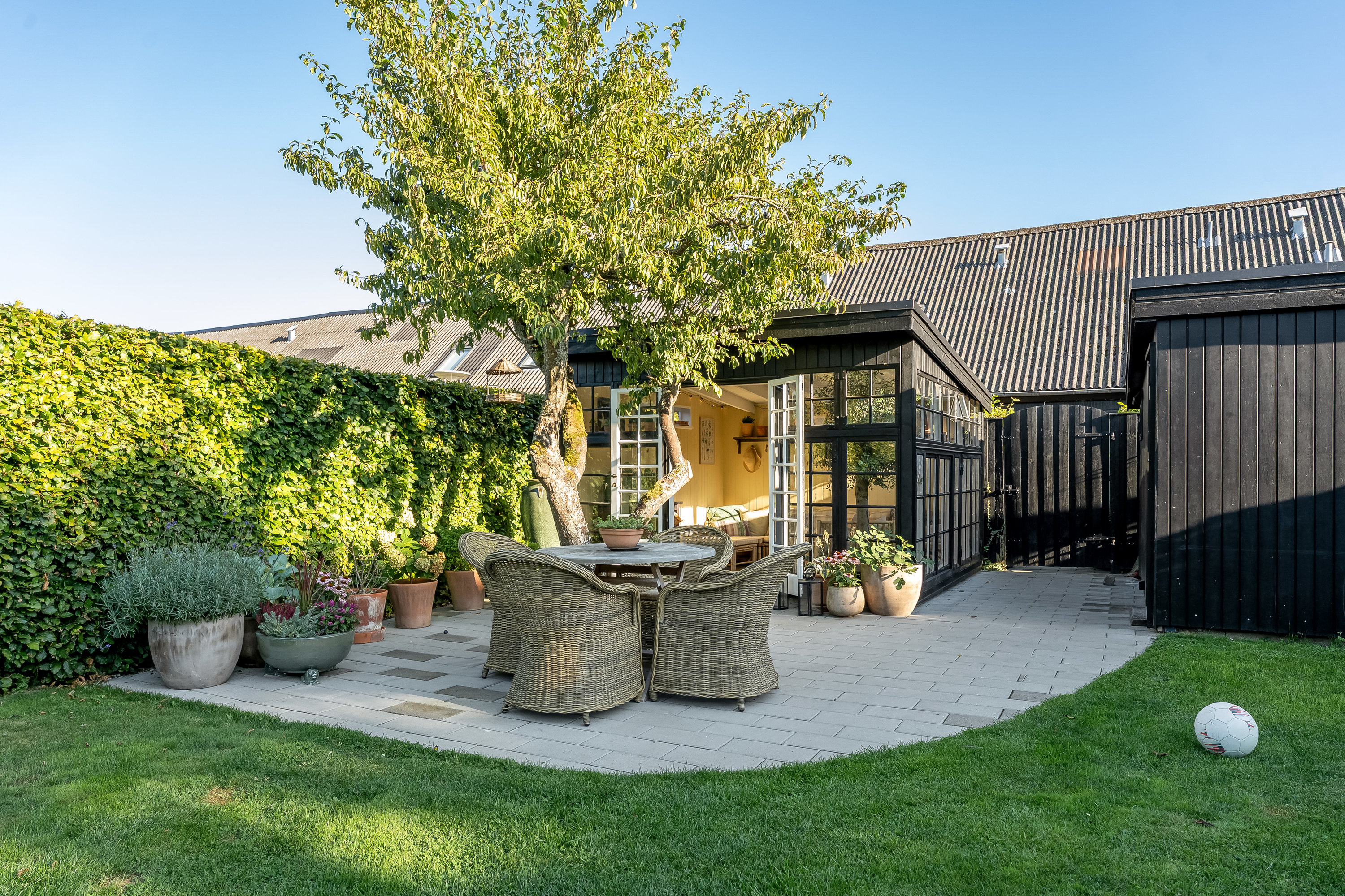 Fremhævet terrasse billede i fuldskærmstilstand. Billede af Bispevænget 18, 4930 Maribo