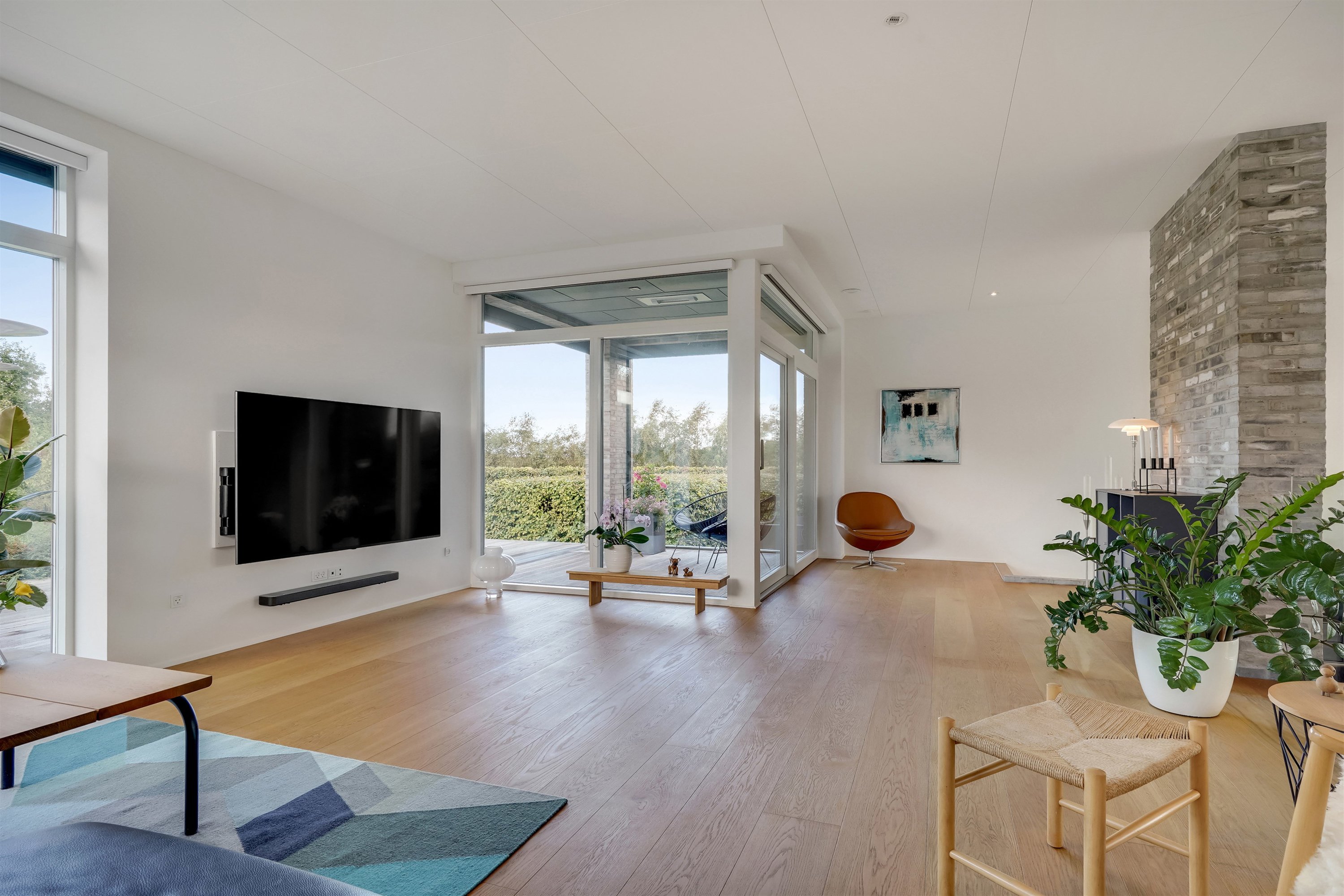 Fremhævet stue billede i fuldskærmstilstand. Billede af Bjerget 25, 6800 Varde