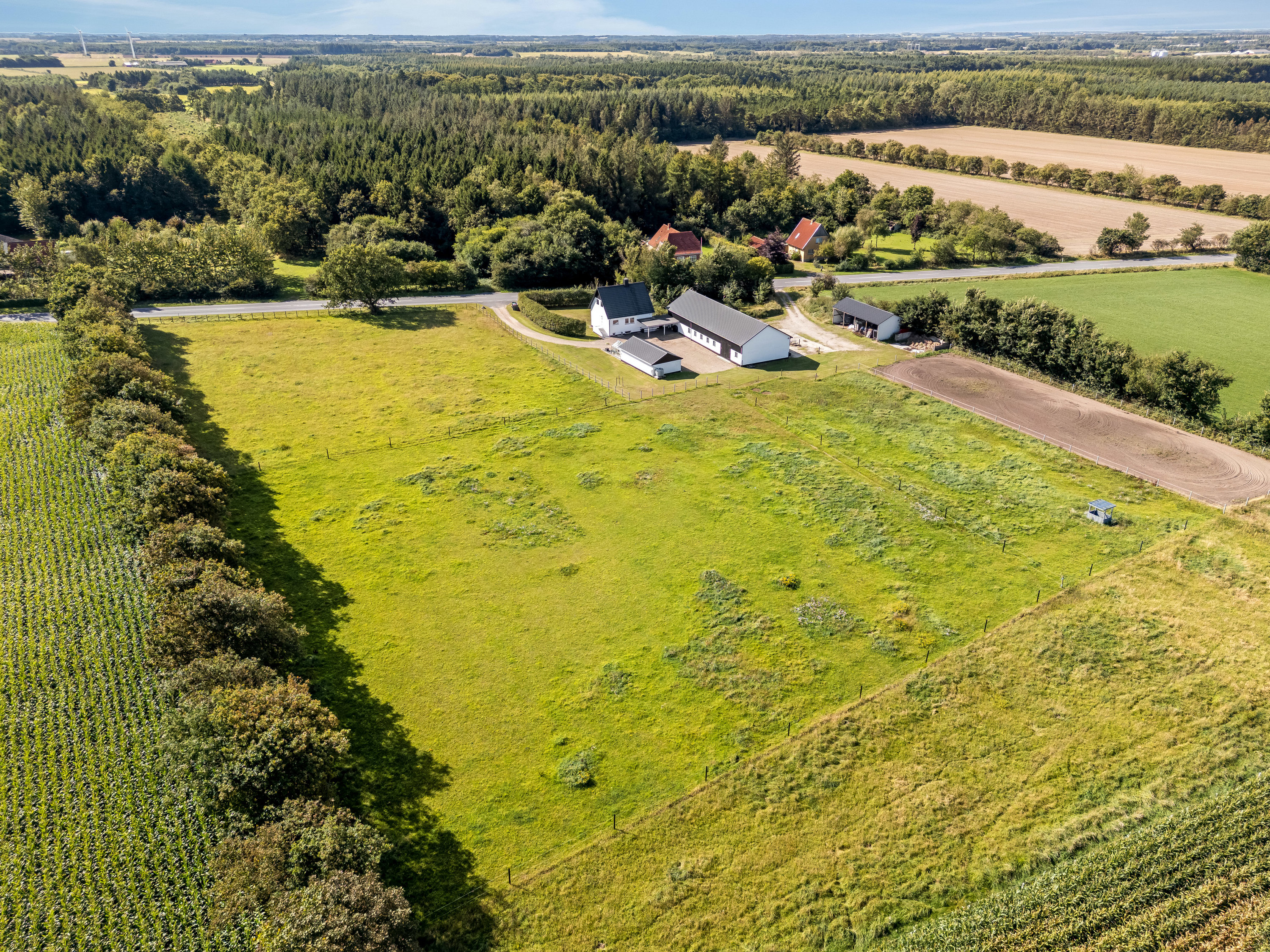 Fremhævet luftfoto billede i fuldskærmstilstand. Billede af Søgårdsvej 18, Søgård, 6240 Løgumkloster