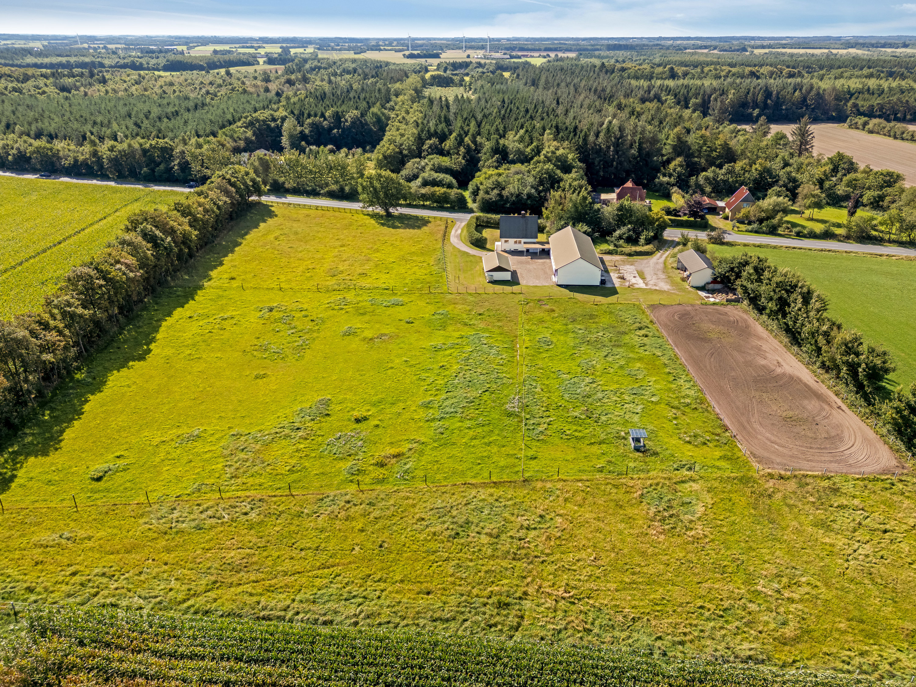 Fremhævet luftfoto billede i fuldskærmstilstand. Billede af Søgårdsvej 18, Søgård, 6240 Løgumkloster