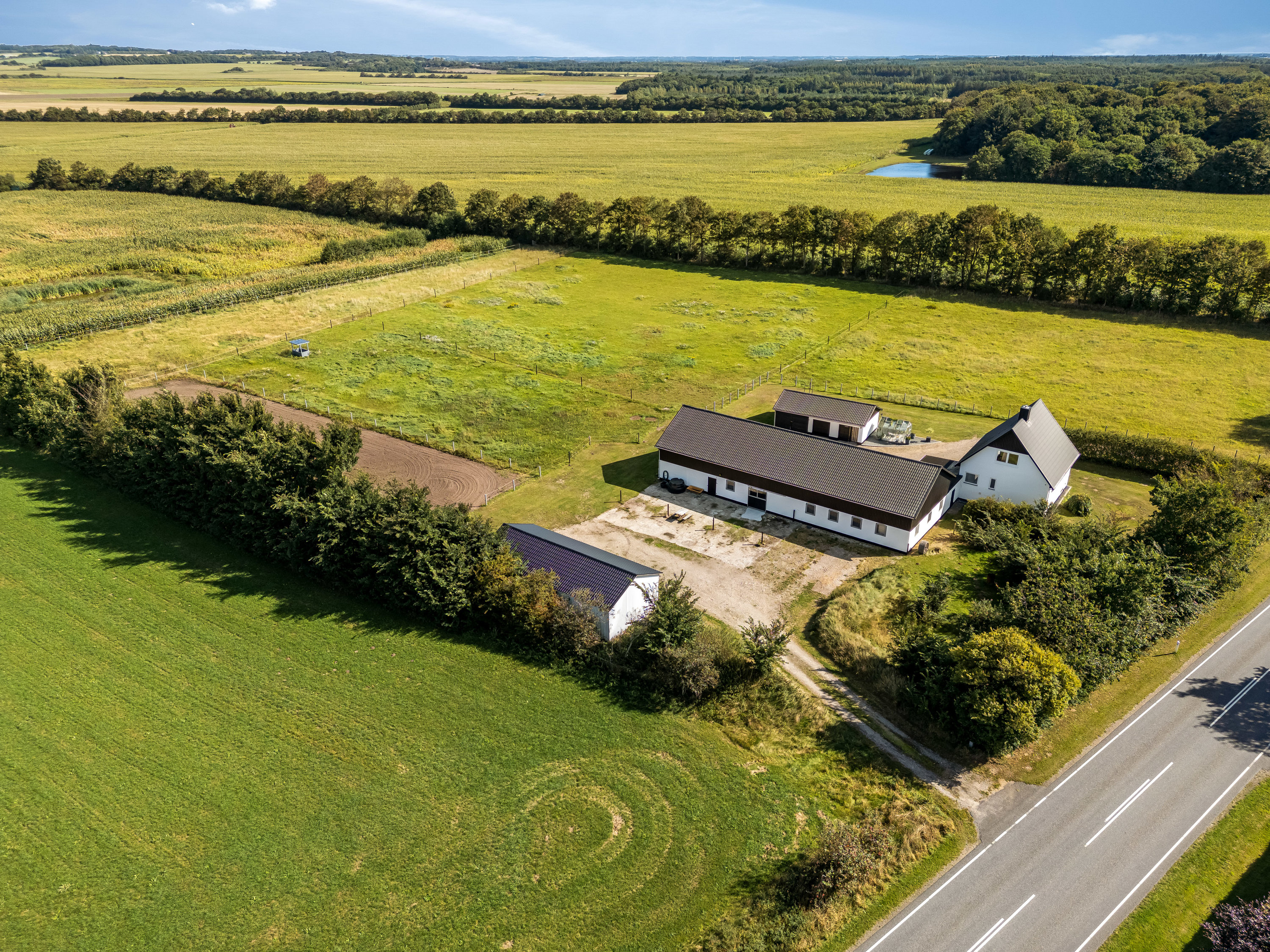 Fremhævet luftfoto billede i fuldskærmstilstand. Billede af Søgårdsvej 18, Søgård, 6240 Løgumkloster