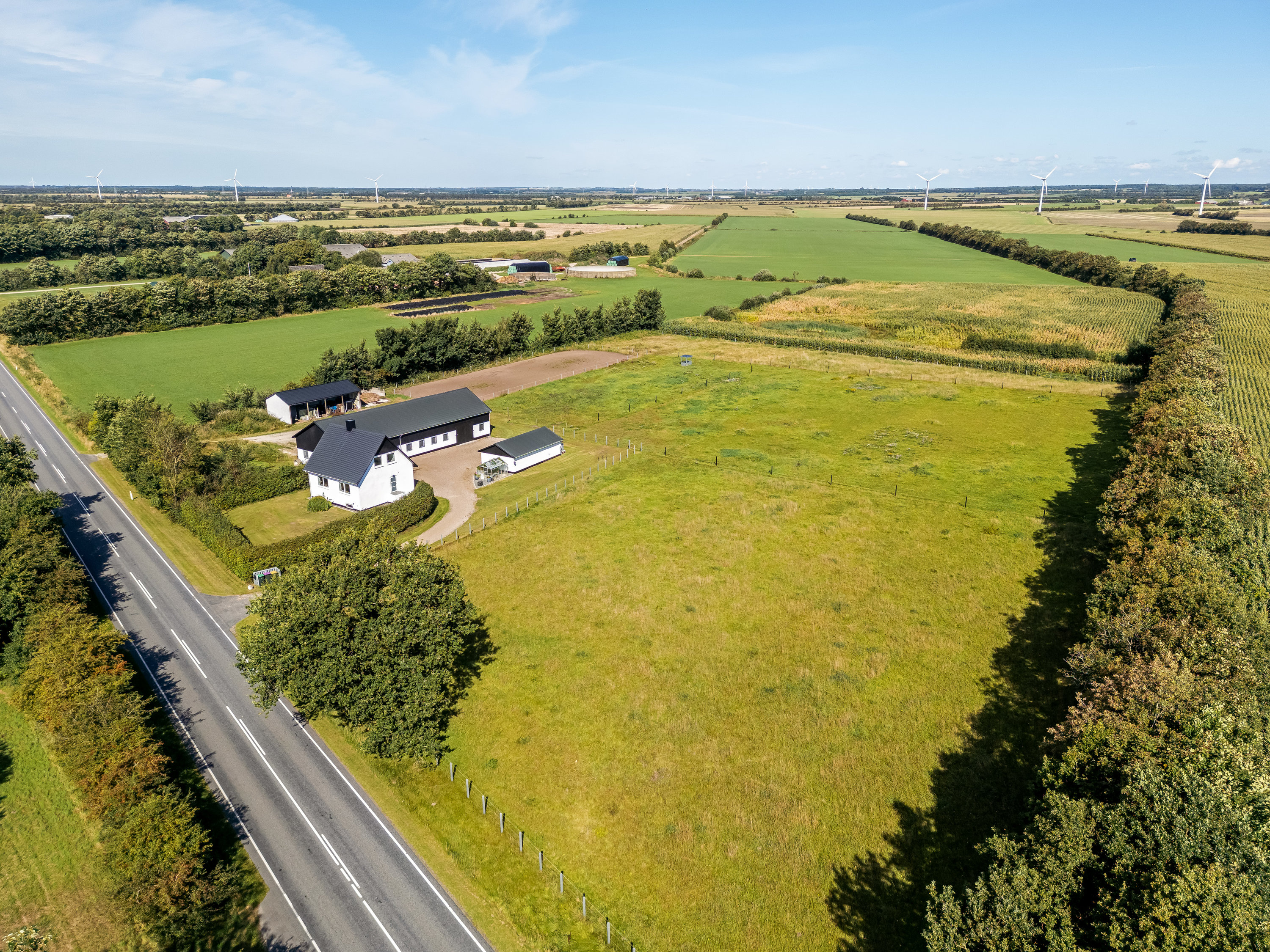 Fremhævet luftfoto billede i fuldskærmstilstand. Billede af Søgårdsvej 18, Søgård, 6240 Løgumkloster