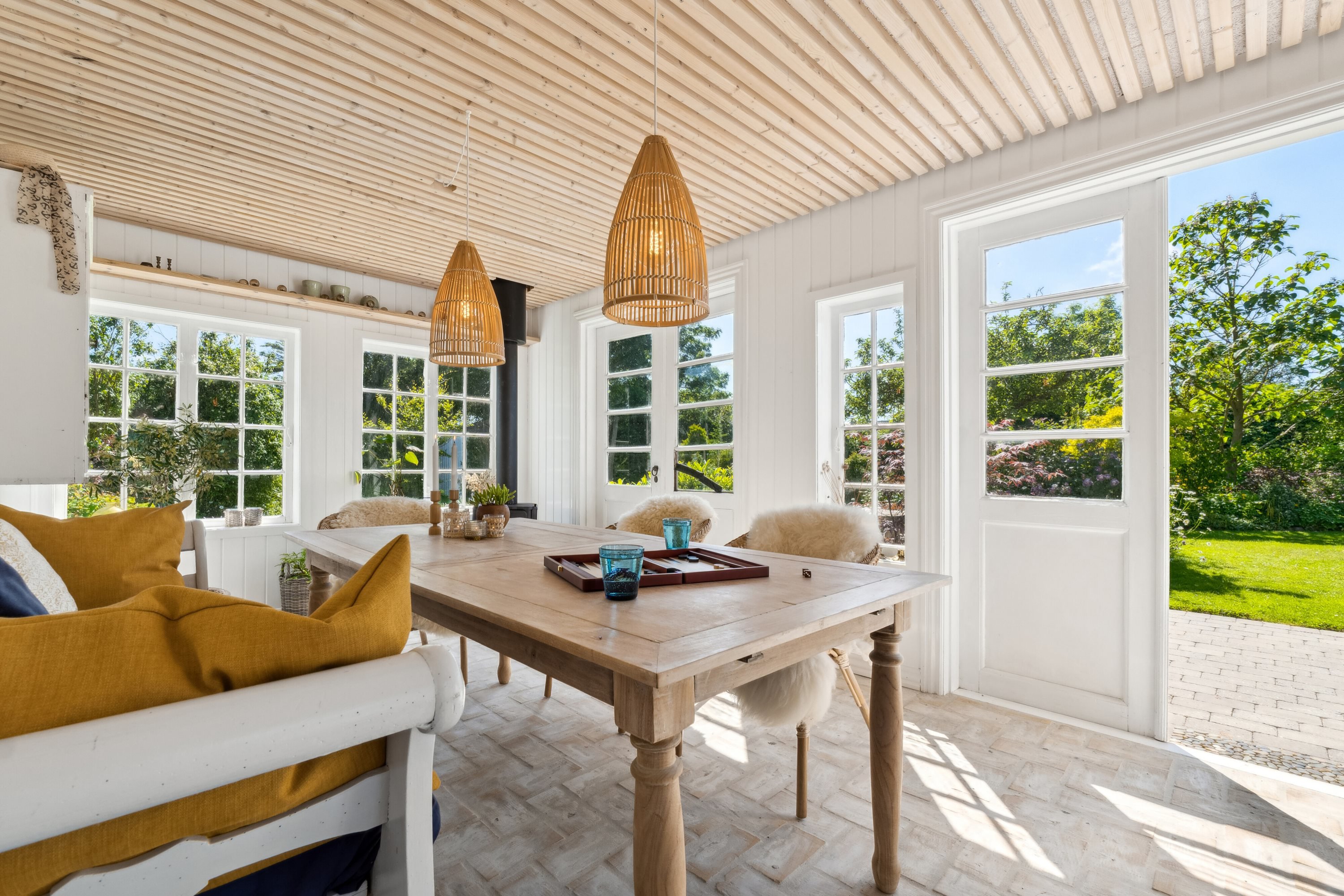 Fremhævet udestue billede i fuldskærmstilstand. Billede af Skovballevej 94, Tåsinge, 5700 Svendborg