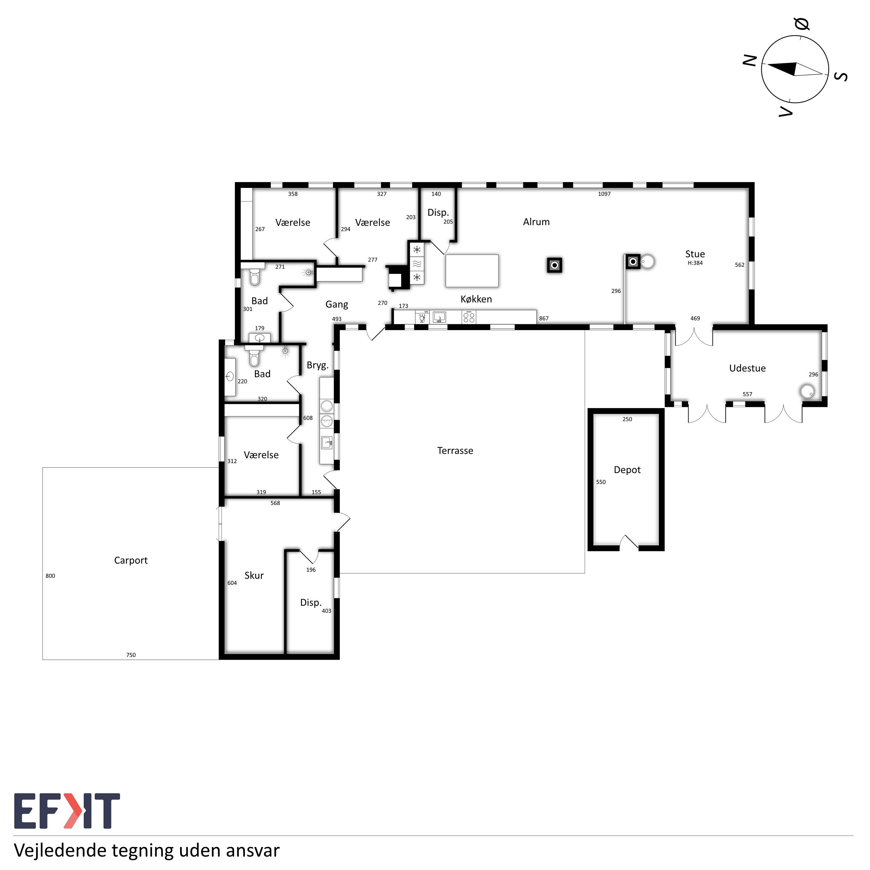 Plantegninger billede af Skovballevej 94, Tåsinge, 5700 Svendborg