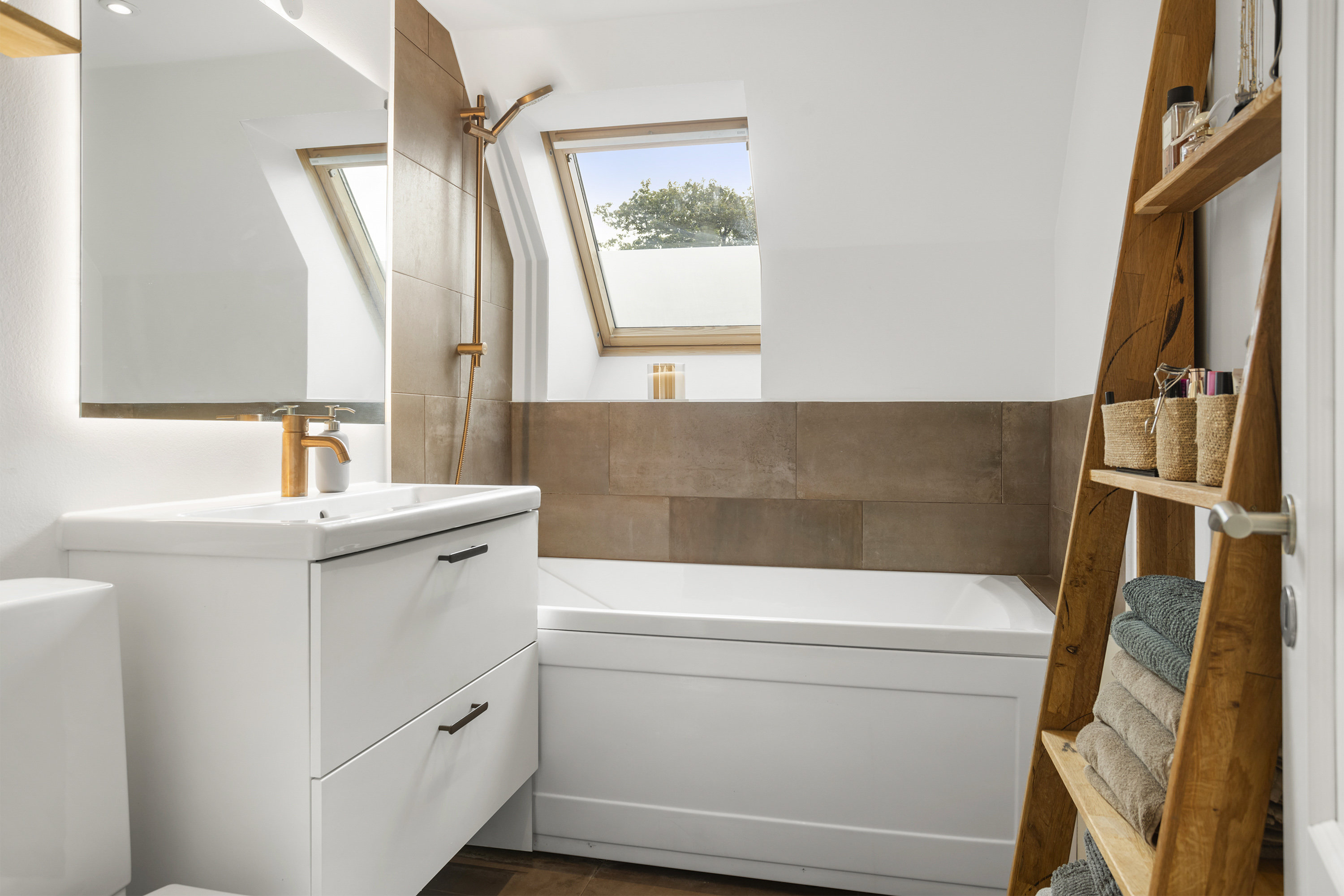 Fremhævet badeværelse billede i fuldskærmstilstand. Billede af Søndergade 39, 9300 Sæby