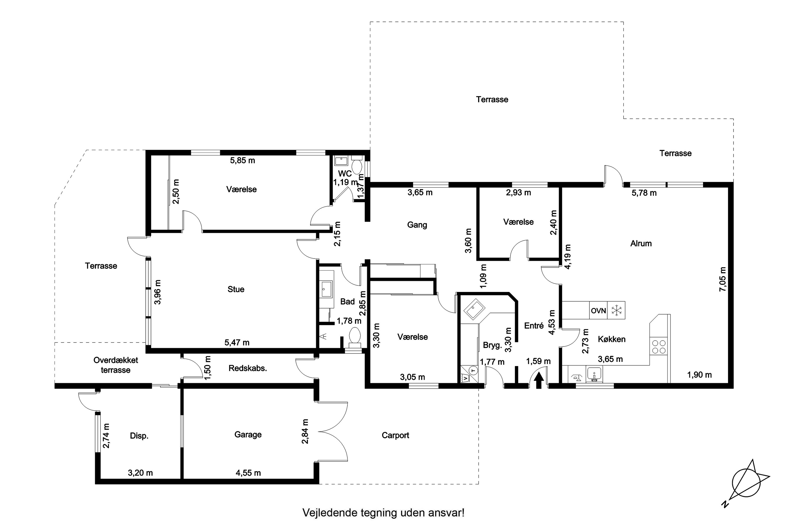 Plantegninger billede af Park Alle 19, 9600 Aars
