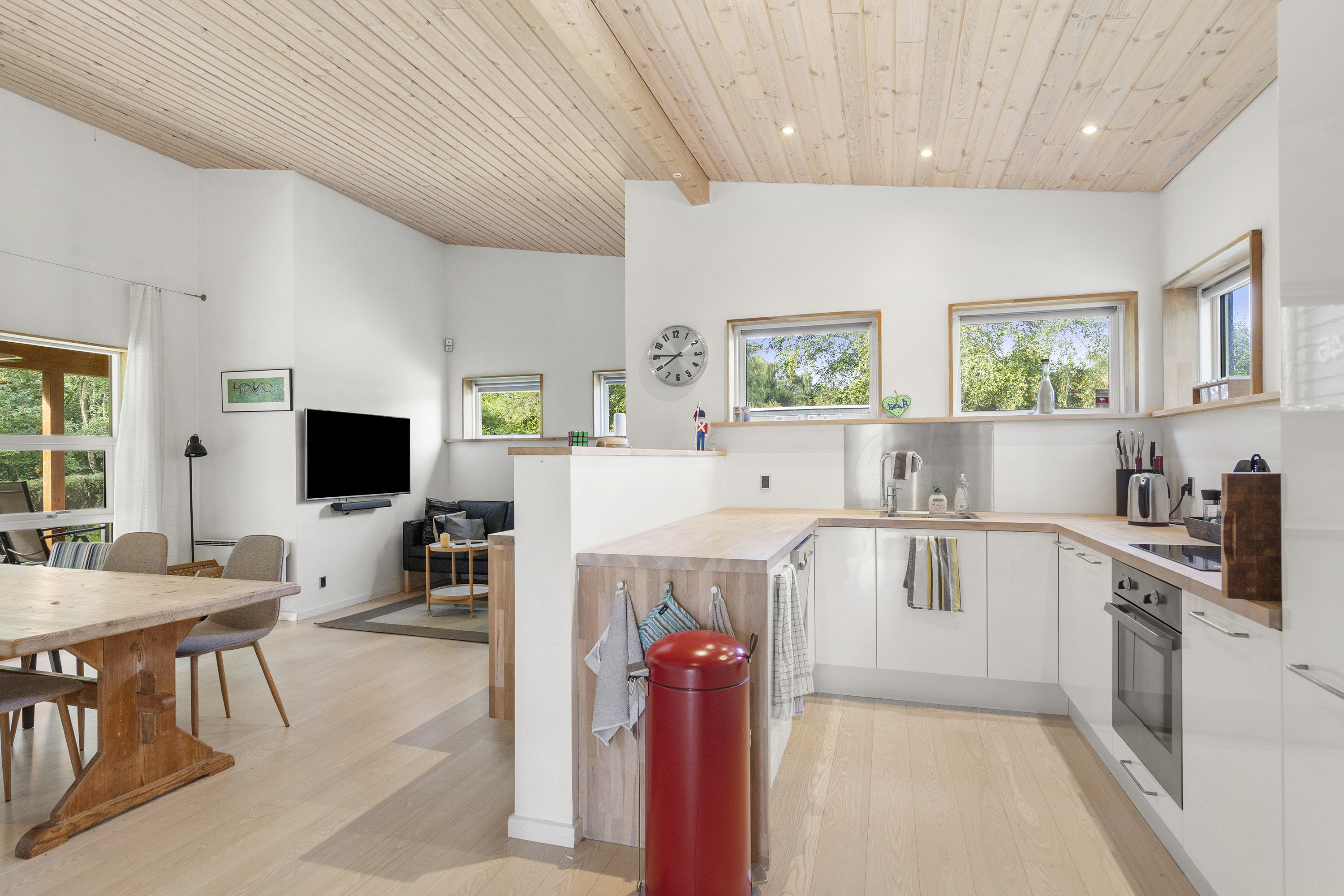 Fremhævet køkken billede i fuldskærmstilstand. Billede af Ramshule 46, Lovns, 9640 Farsø