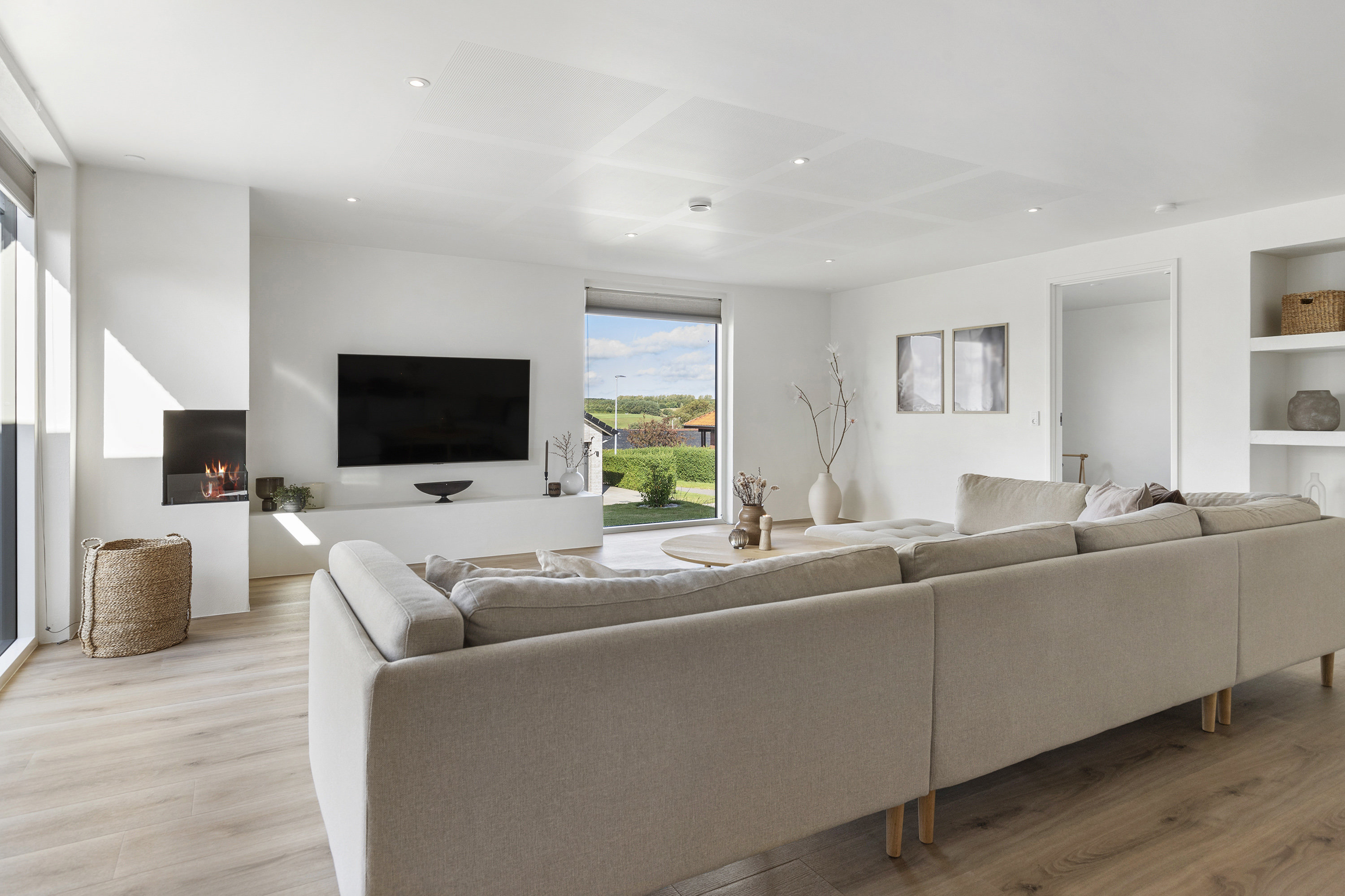 Fremhævet stue billede i fuldskærmstilstand. Billede af Dr. Louises Vej 6, 9600 Aars