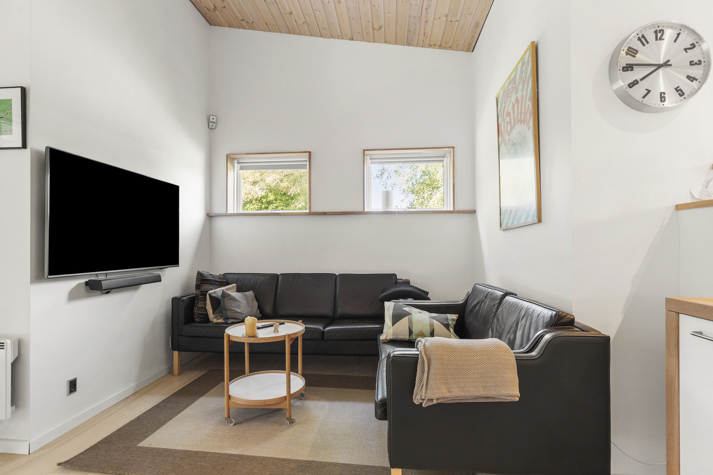 Fremhævet stue billede i fuldskærmstilstand. Billede af Ramshule 46, Lovns, 9640 Farsø