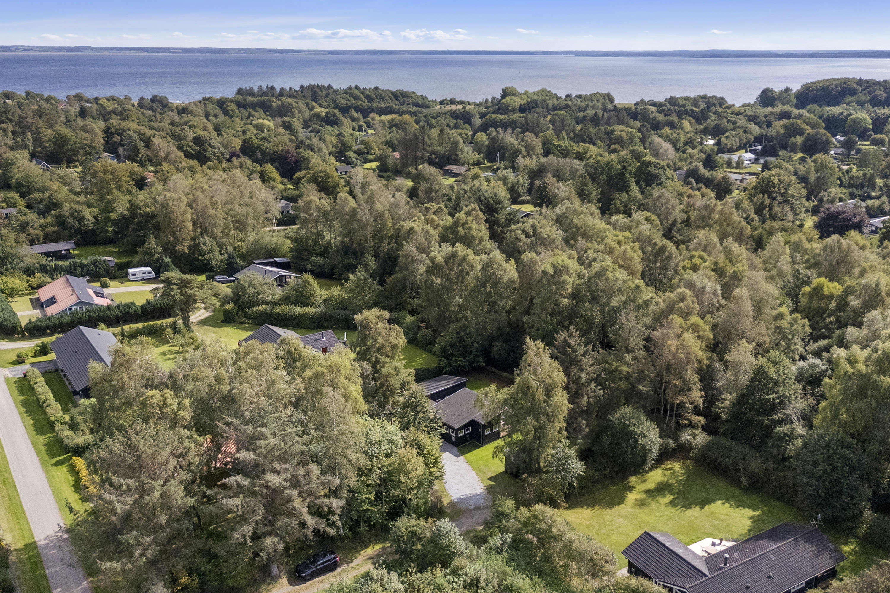 Fremhævet luftfoto billede i fuldskærmstilstand. Billede af Ramshule 46, Lovns, 9640 Farsø