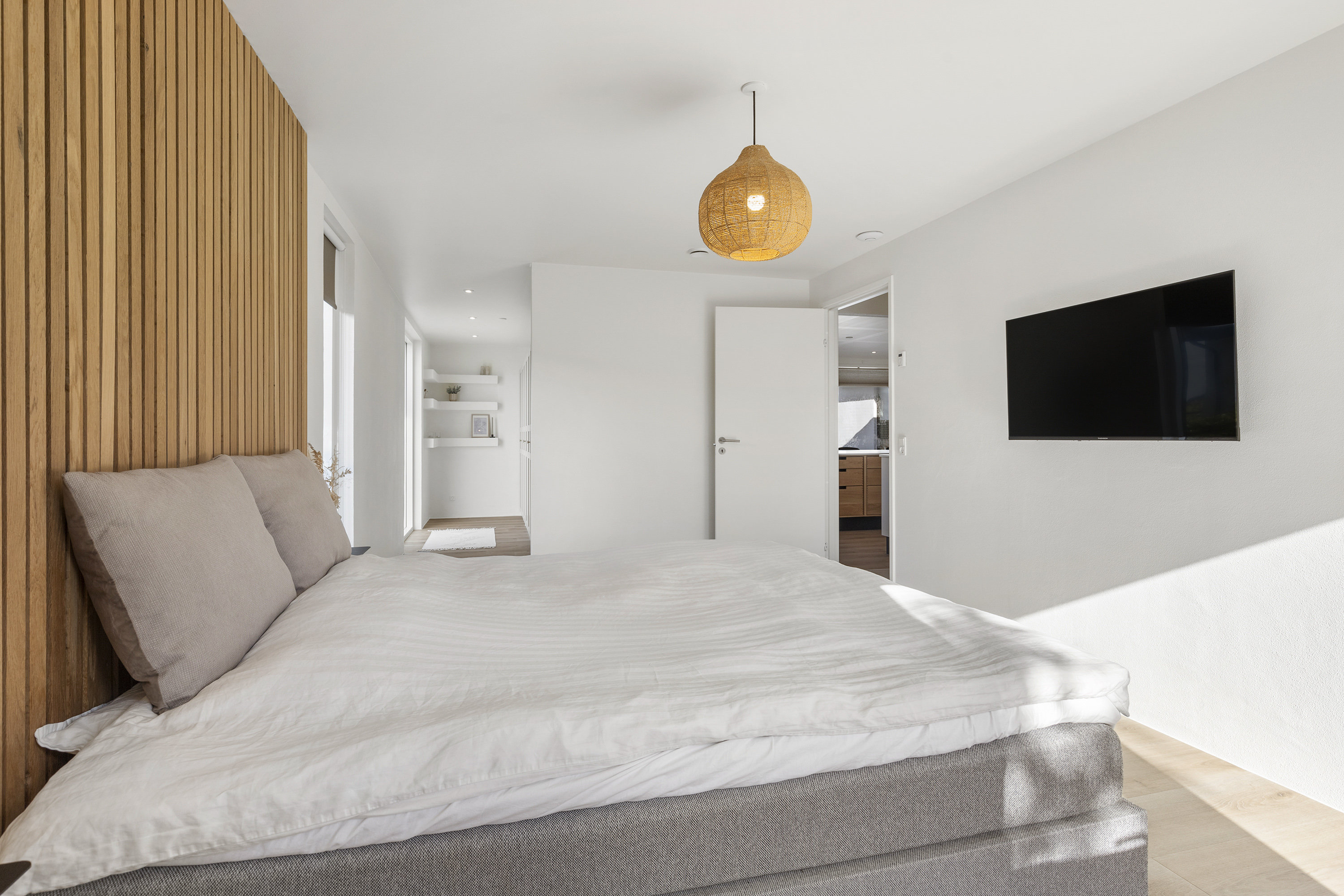 Fremhævet soveværelse billede i fuldskærmstilstand. Billede af Dr. Louises Vej 6, 9600 Aars