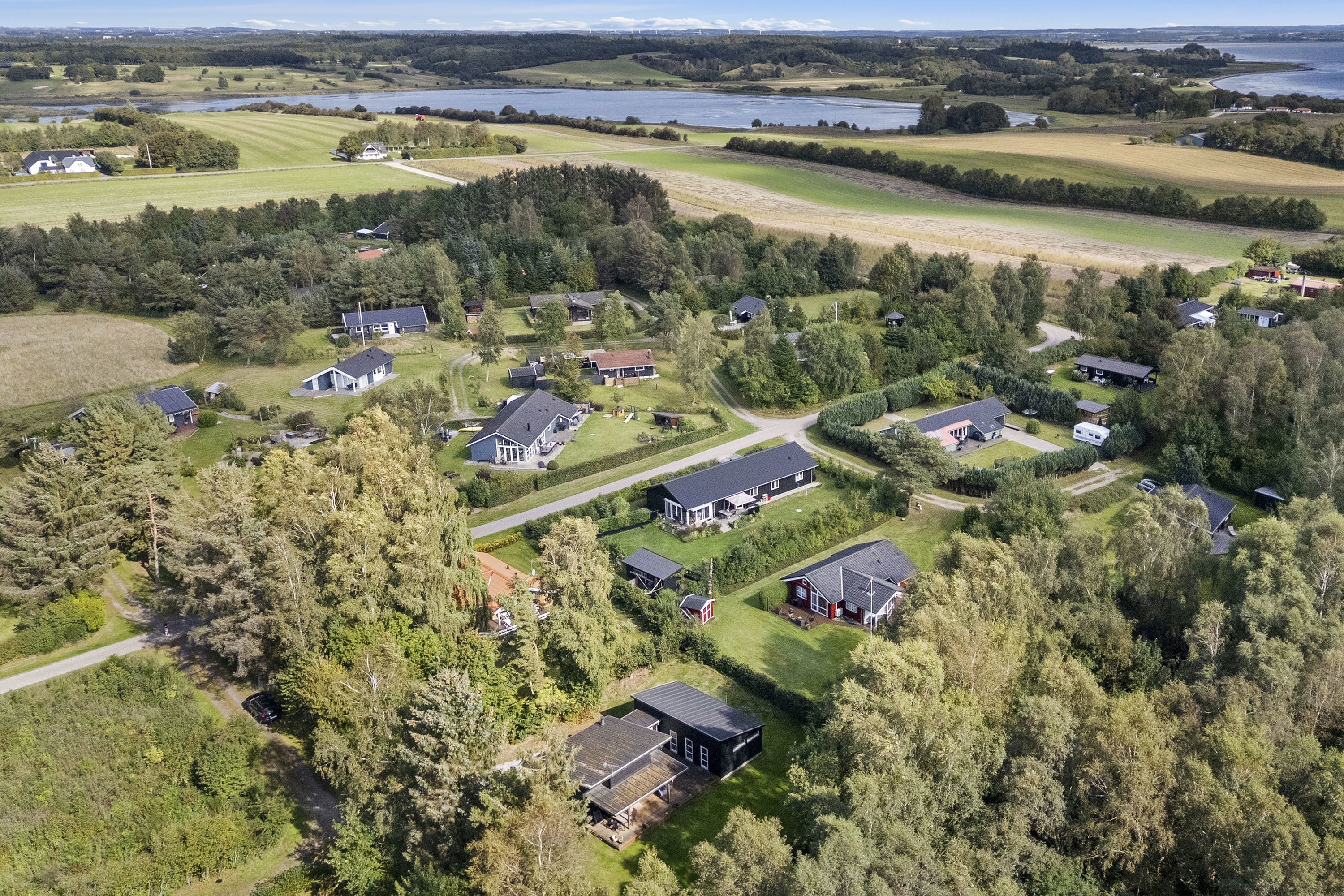 Fremhævet luftfoto billede i fuldskærmstilstand. Billede af Ramshule 46, Lovns, 9640 Farsø