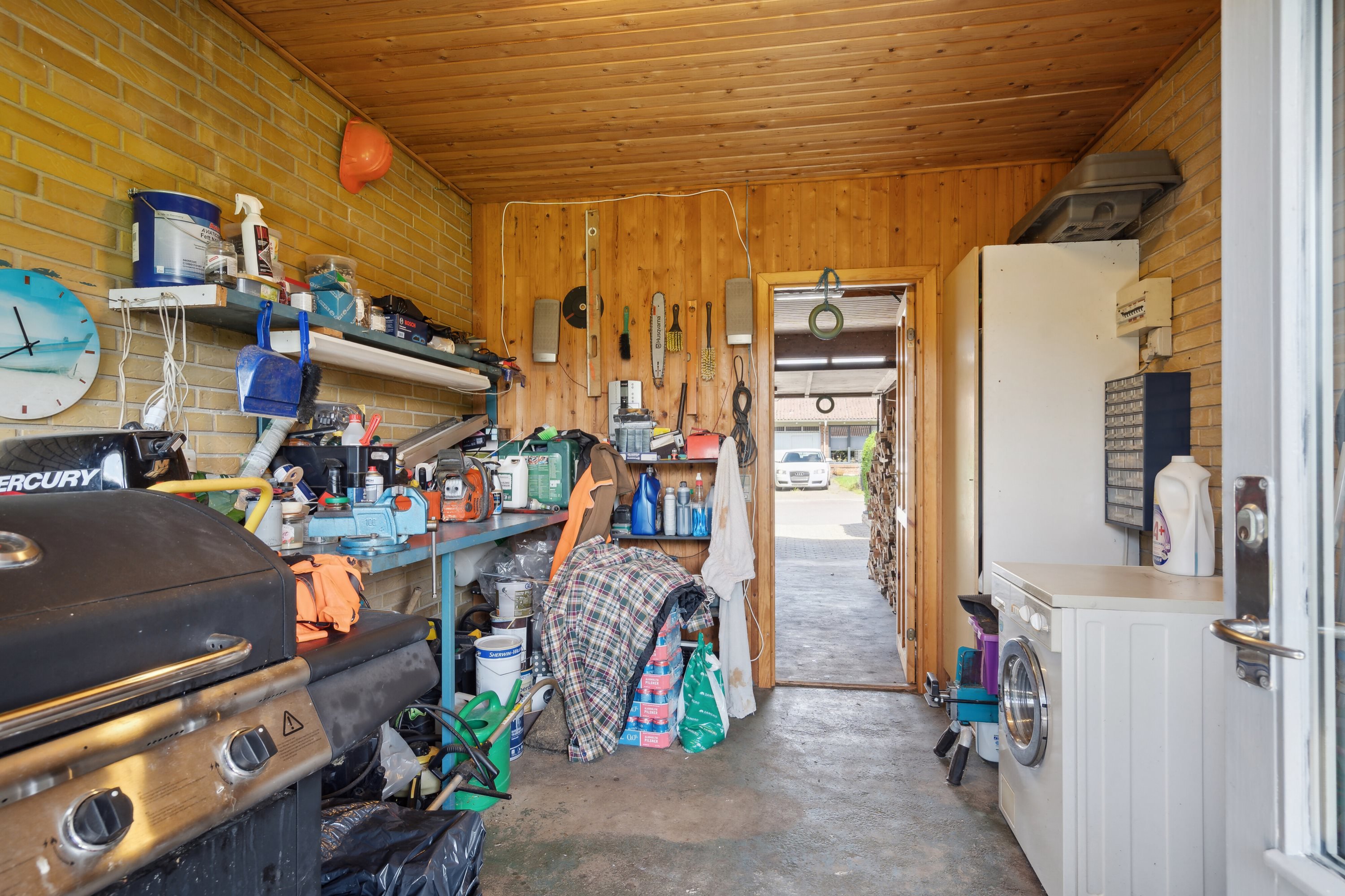 Fremhævet værksted  billede i fuldskærmstilstand. Billede af Nørrevænget 7, Fjelstervang, 6933 Kibæk