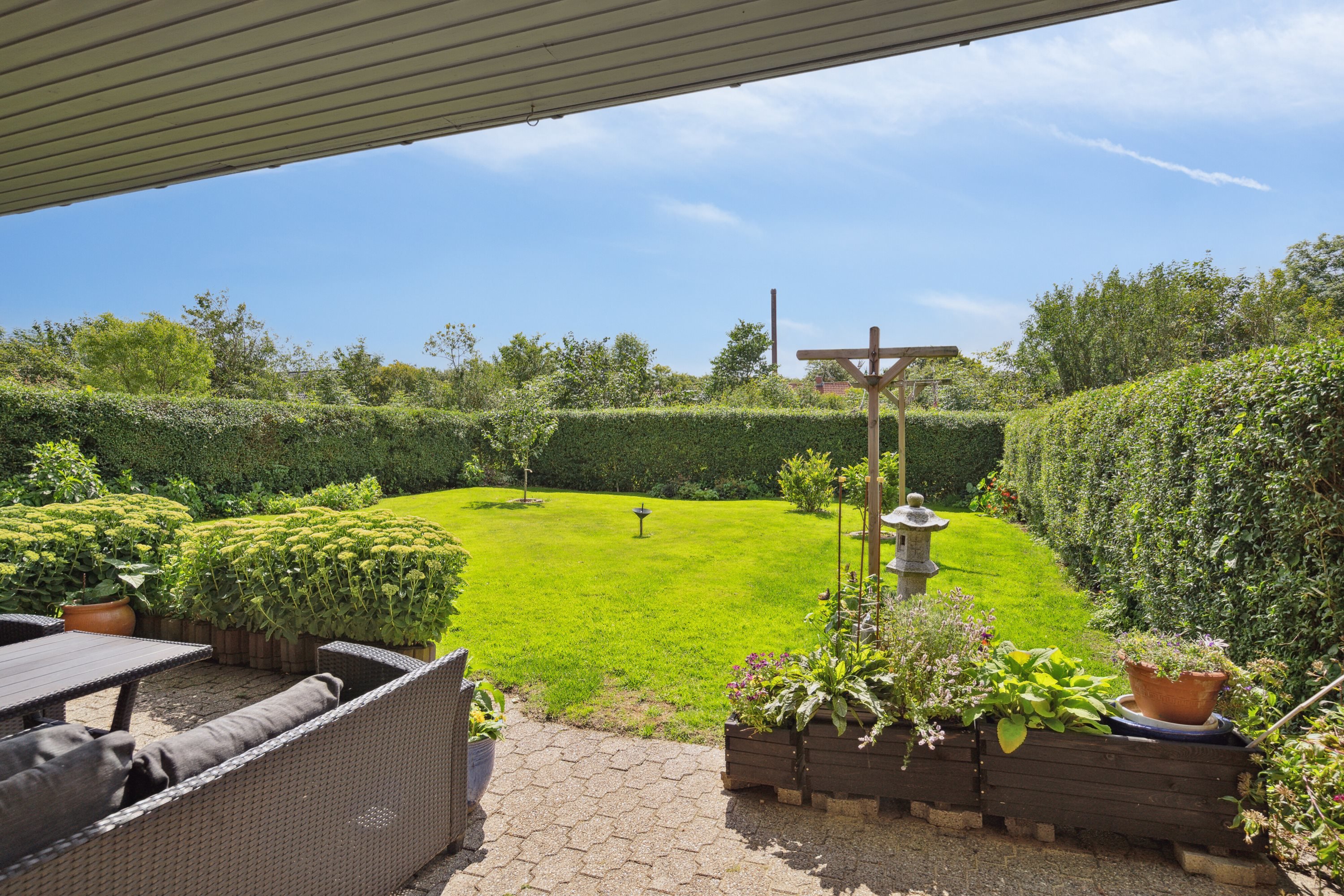 Fremhævet have billede i fuldskærmstilstand. Billede af Nørrevænget 7, Fjelstervang, 6933 Kibæk