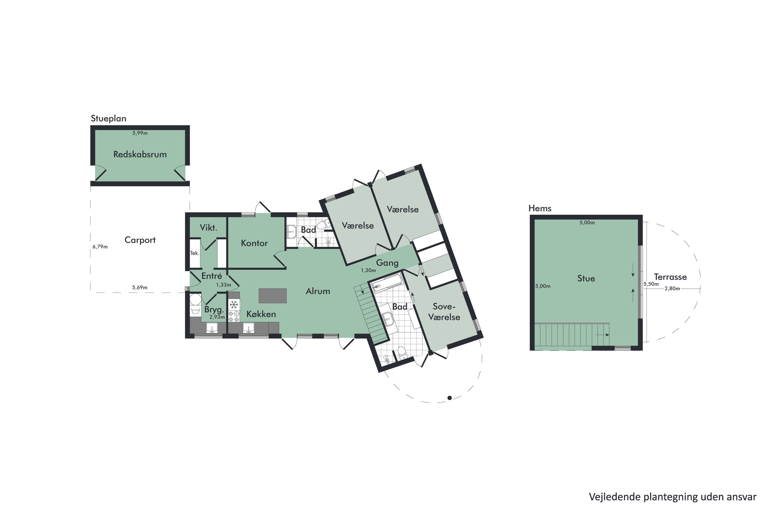 Plantegninger billede af Hyldevej 32, 9500 Hobro