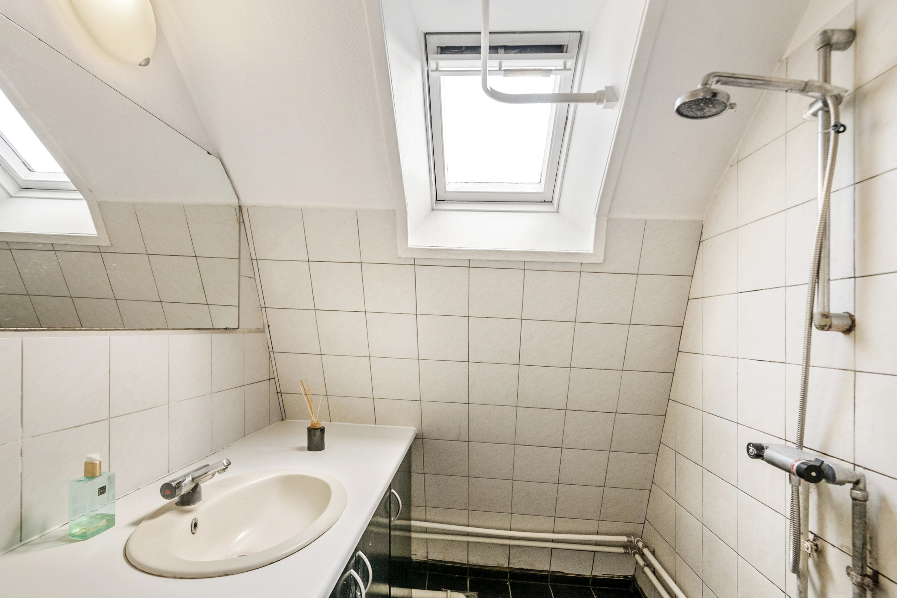 Fremhævet badeværelse billede i fuldskærmstilstand. Billede af Aldersrovej 32, 1., Trøjborg , 8200 Aarhus N