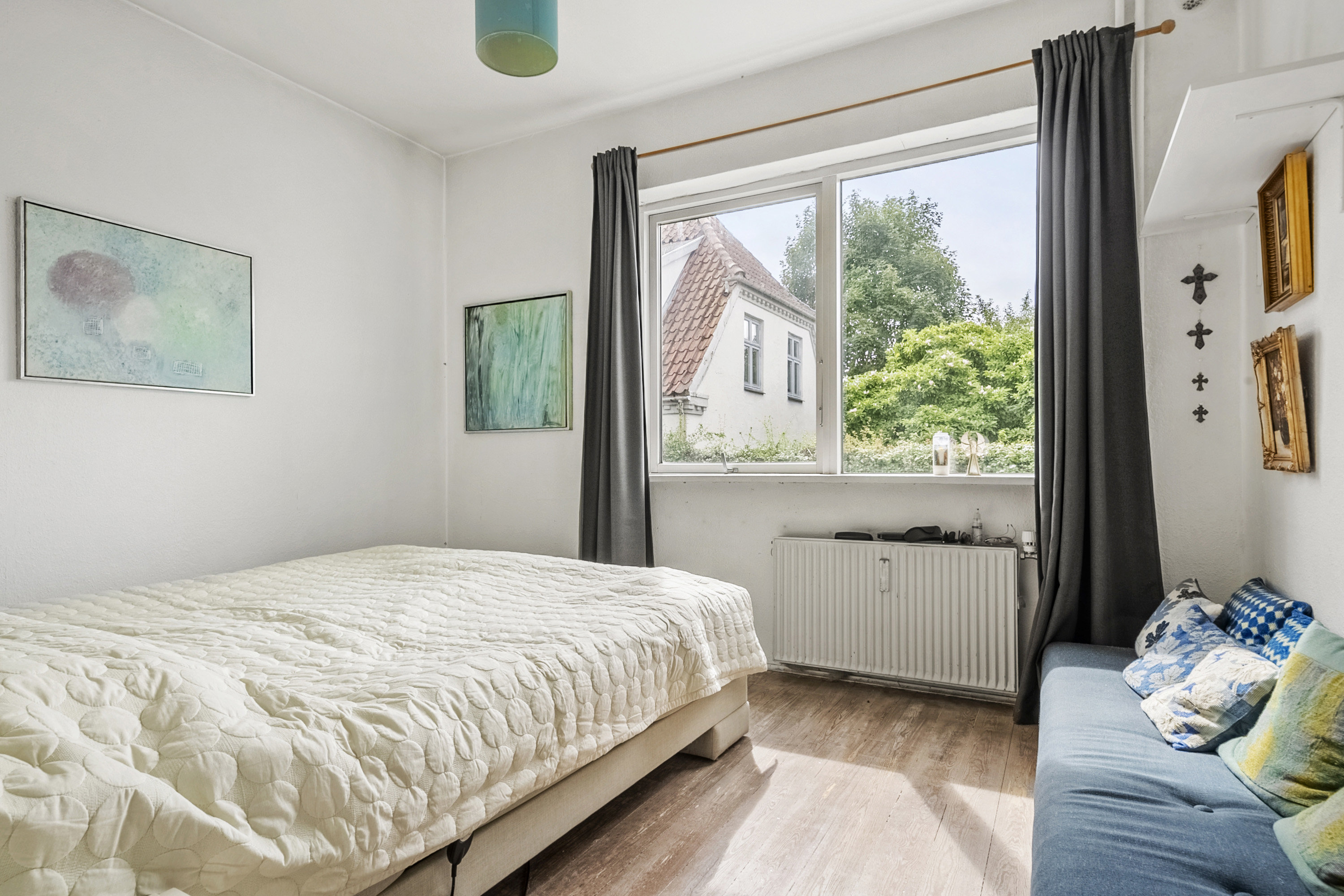 Fremhævet soveværelse billede i fuldskærmstilstand. Billede af Aldersrovej 32, st.., Trøjborg , 8200 Aarhus N