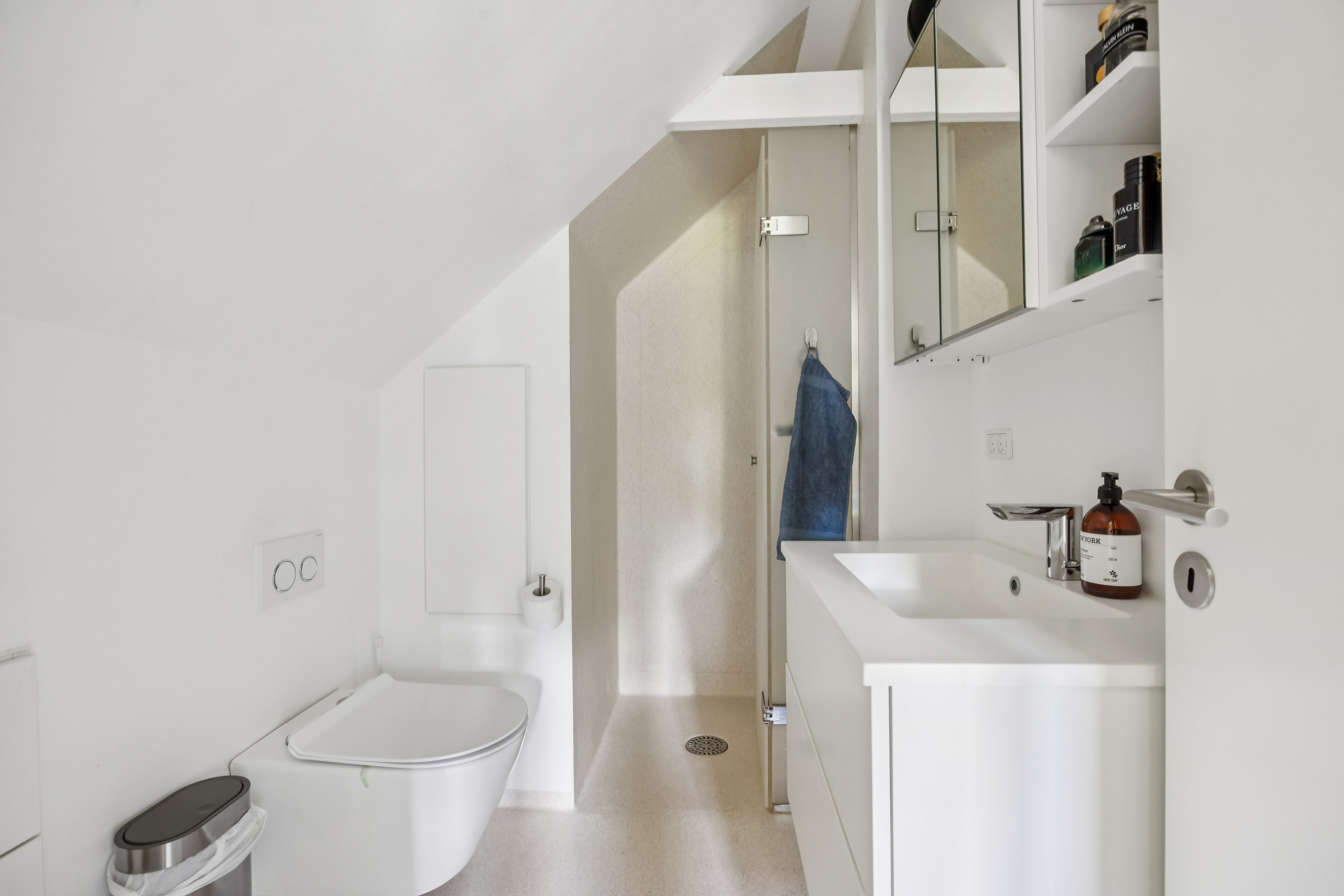 Fremhævet badeværelse billede i fuldskærmstilstand. Billede af Blåkildevej 25, 9510 Arden