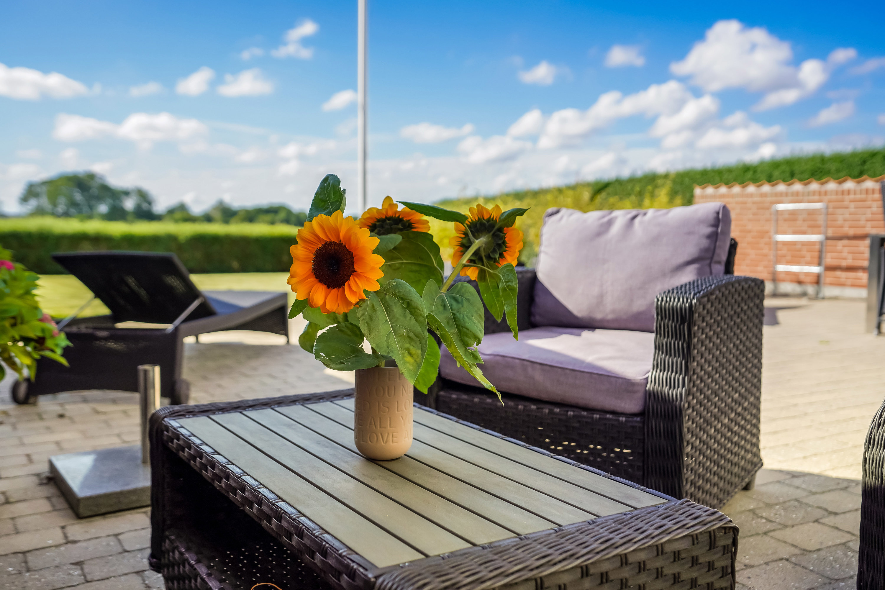 Fremhævet terrasse billede i fuldskærmstilstand. Billede af Kirkelundvej 28, Bellinge, 5250 Odense SV