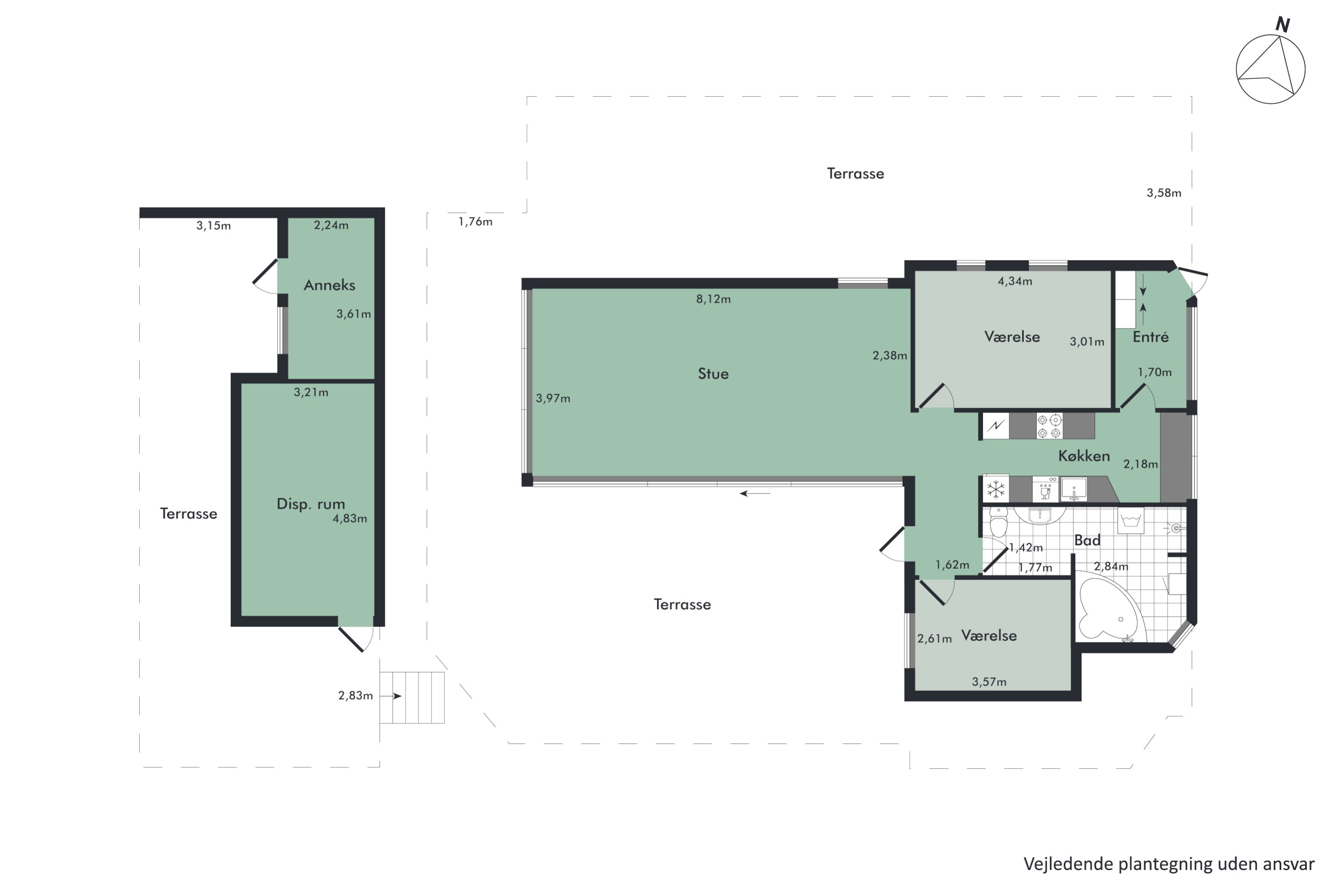 Plantegninger billede af Normannsvej 17, Ø Hærup, 7860 Spøttrup