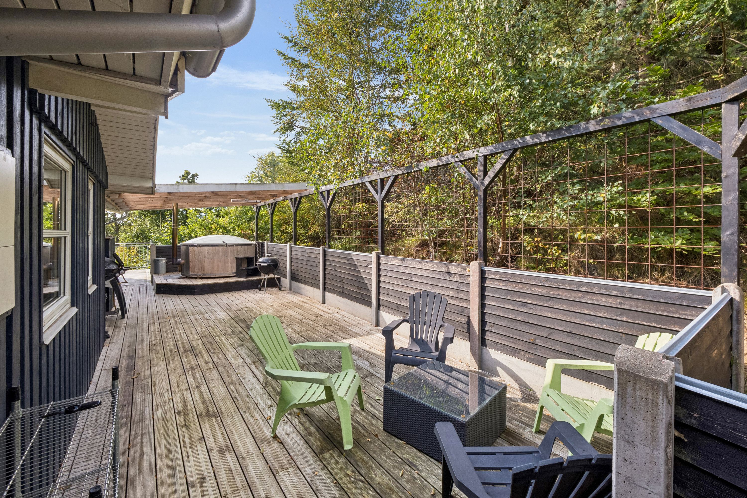 Fremhævet terrasse billede i fuldskærmstilstand. Billede af Normannsvej 17, Ø Hærup, 7860 Spøttrup