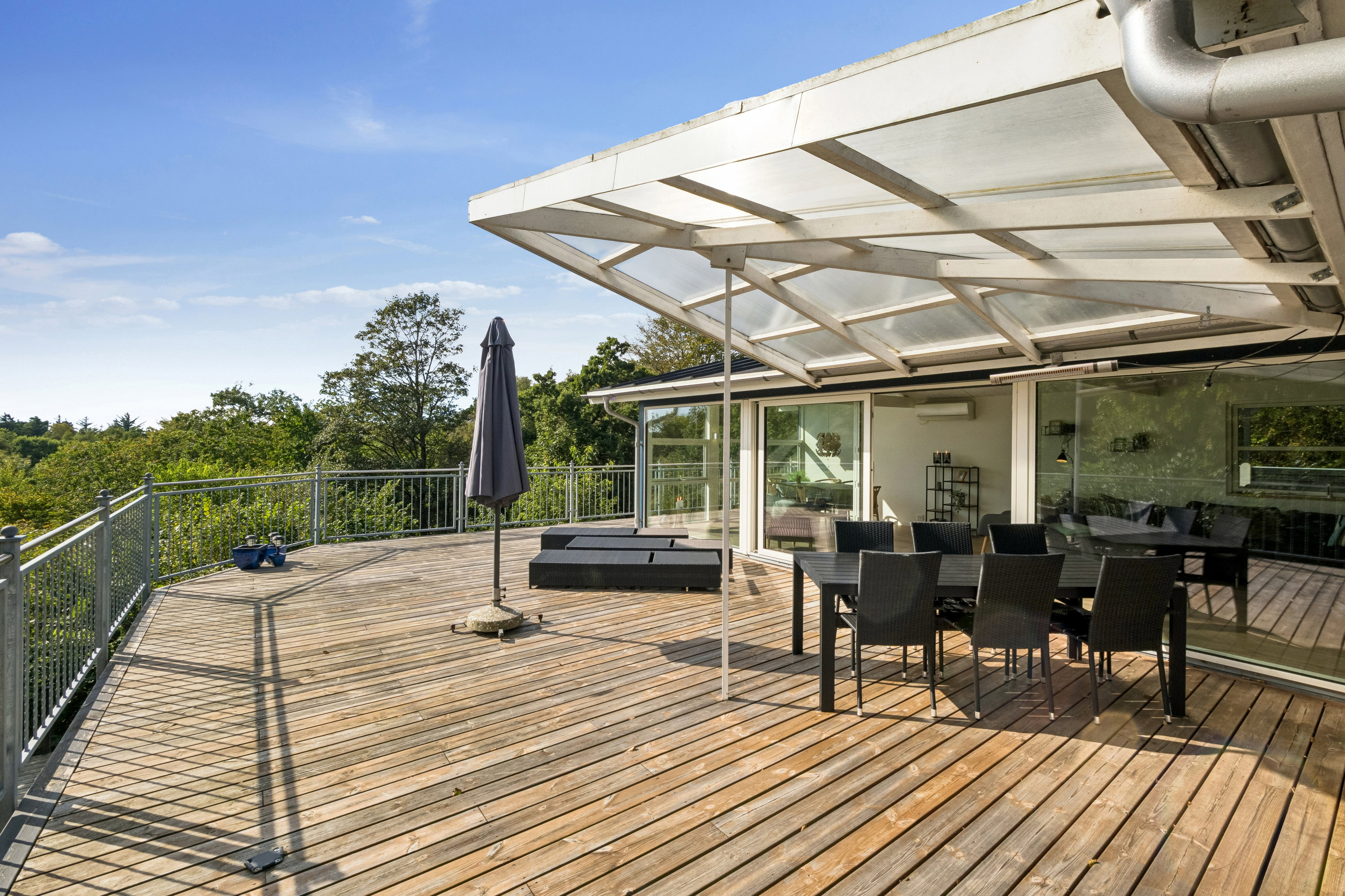 Fremhævet terrasse billede i fuldskærmstilstand. Billede af Normannsvej 17, Ø Hærup, 7860 Spøttrup