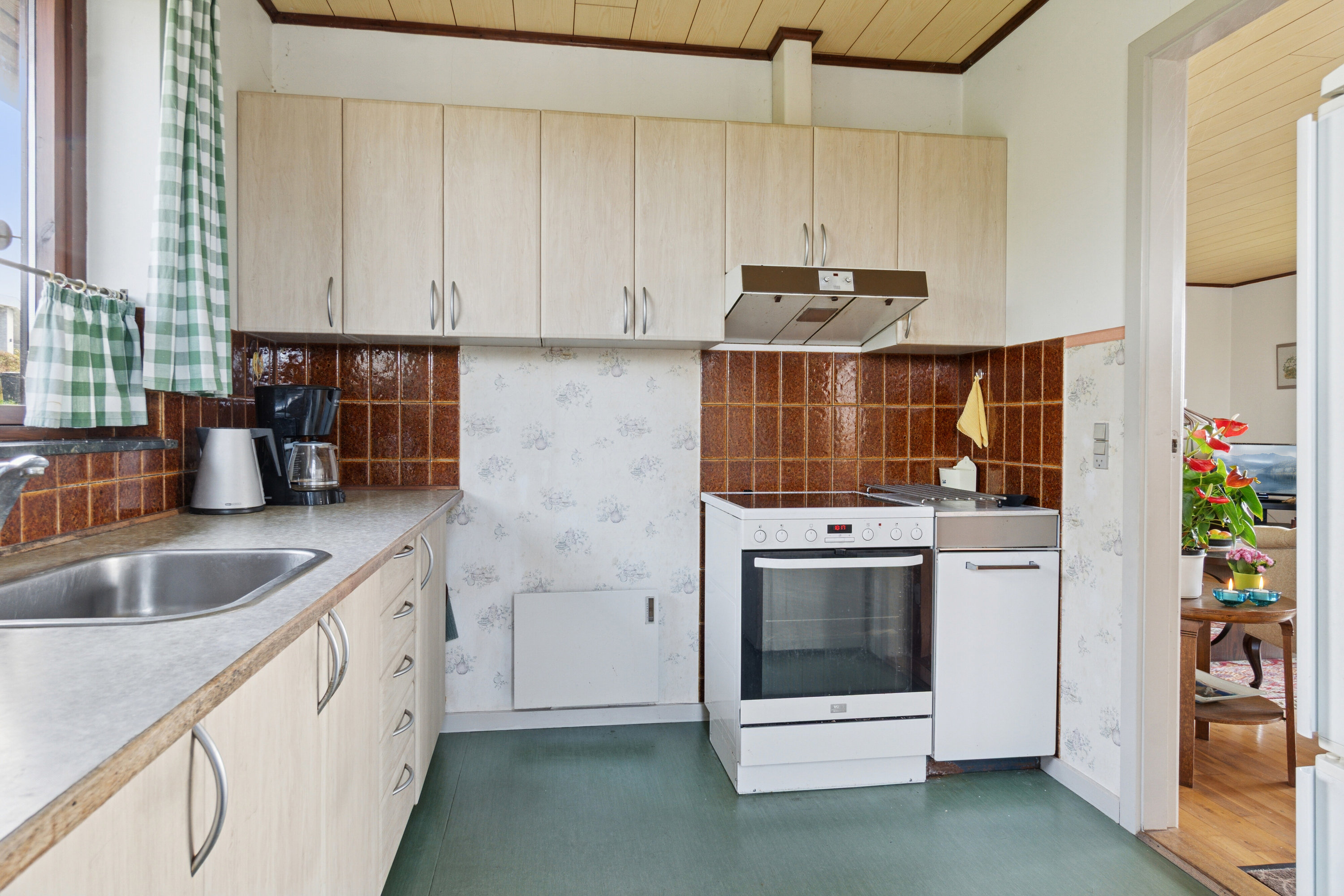 Fremhævet køkken billede i fuldskærmstilstand. Billede af Bakkedraget 14, Drøsselbjerg Strand, 4200 Slagelse