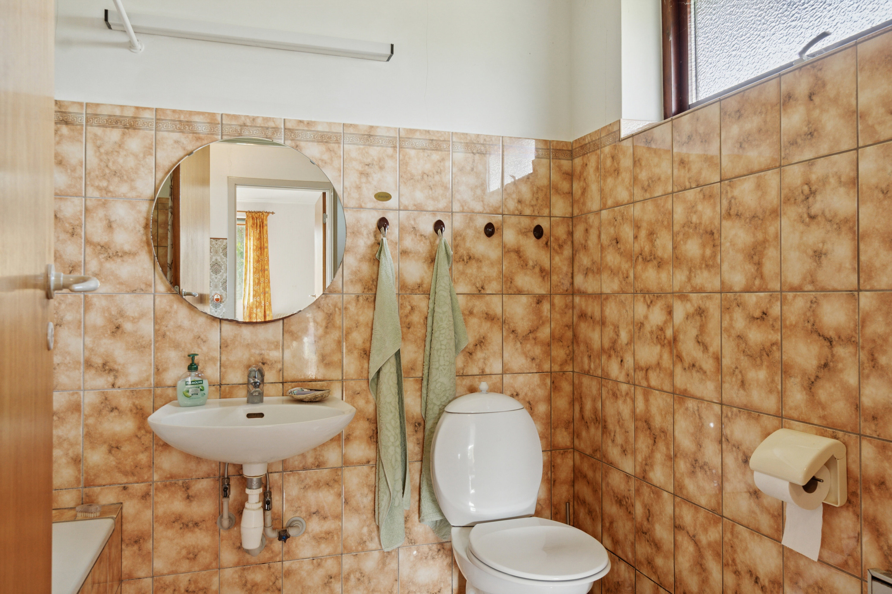 Fremhævet badeværelse billede i fuldskærmstilstand. Billede af Bakkedraget 14, Drøsselbjerg Strand, 4200 Slagelse