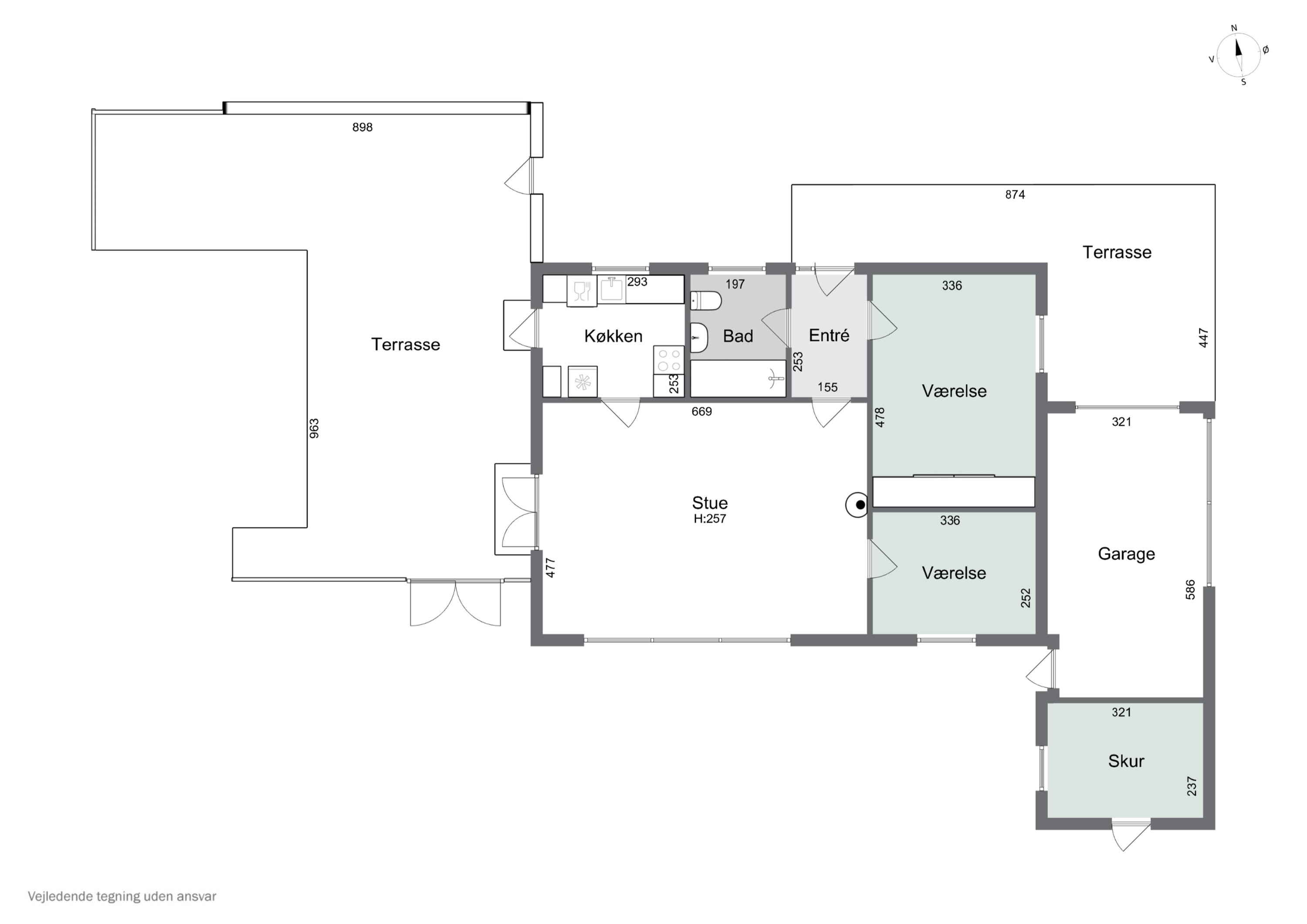 Plantegninger billede af Bakkedraget 14, Drøsselbjerg Strand, 4200 Slagelse